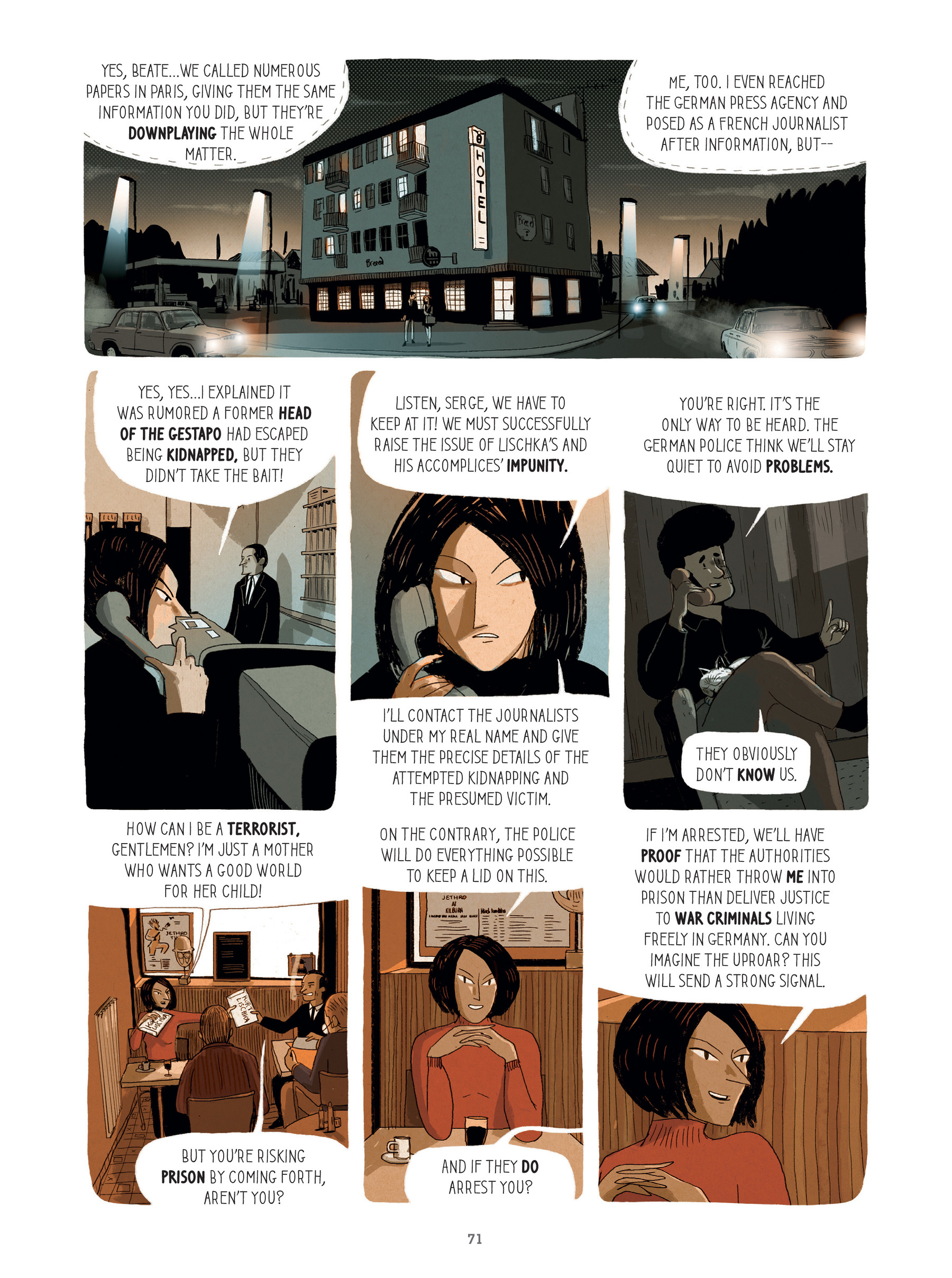 For Justice: The Serge & Beate Klarsfeld Story (2021) issue 1 - Page 71