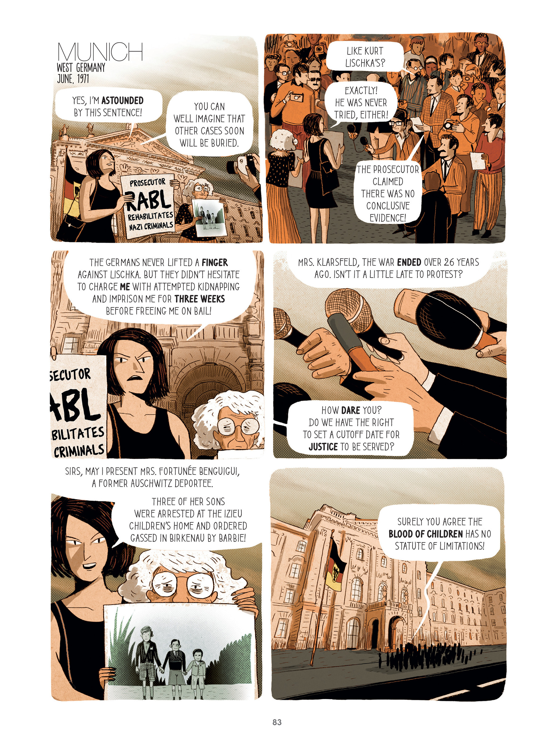 For Justice: The Serge & Beate Klarsfeld Story (2021) issue 1 - Page 83