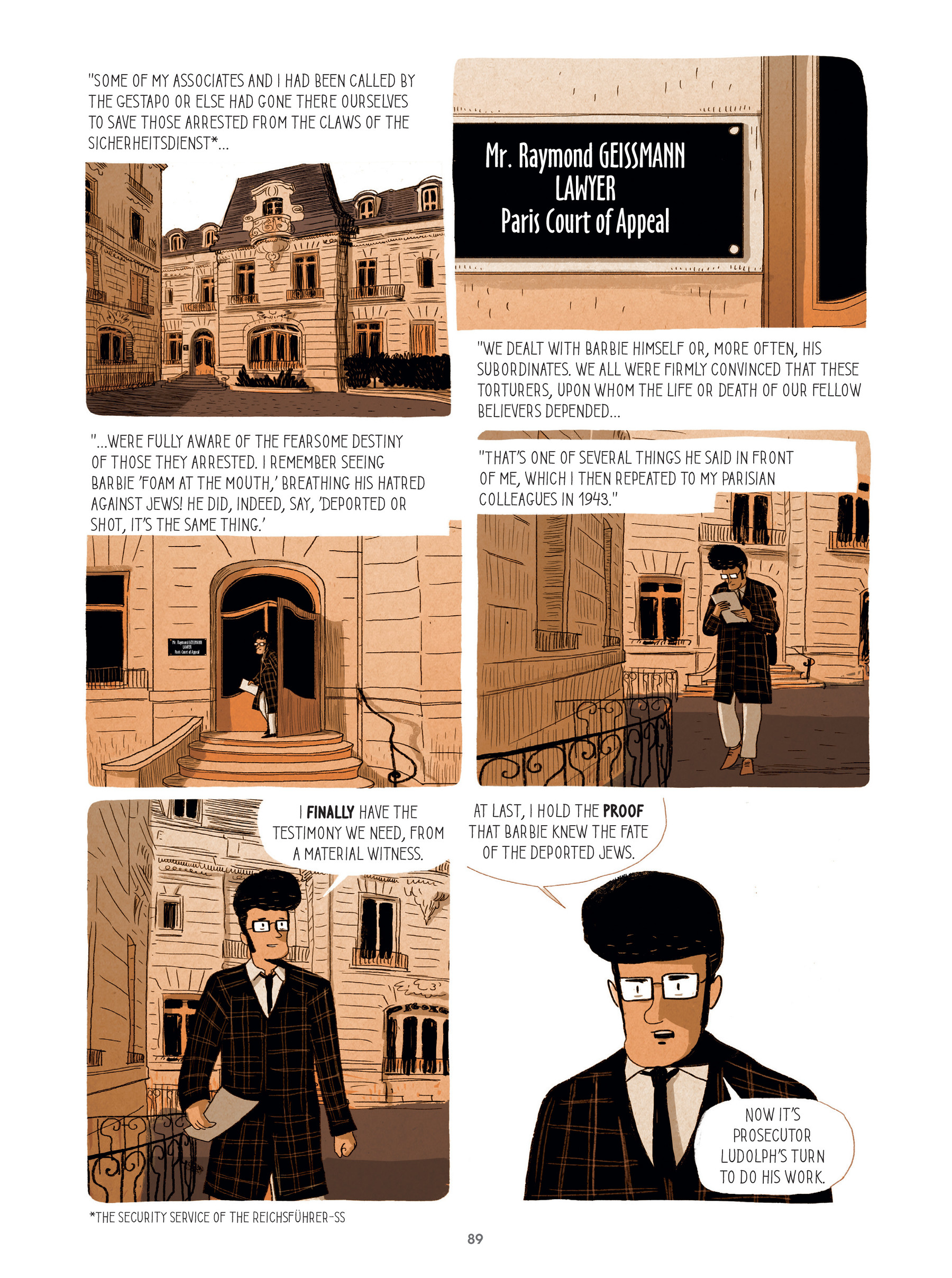 For Justice: The Serge & Beate Klarsfeld Story (2021) issue 1 - Page 89