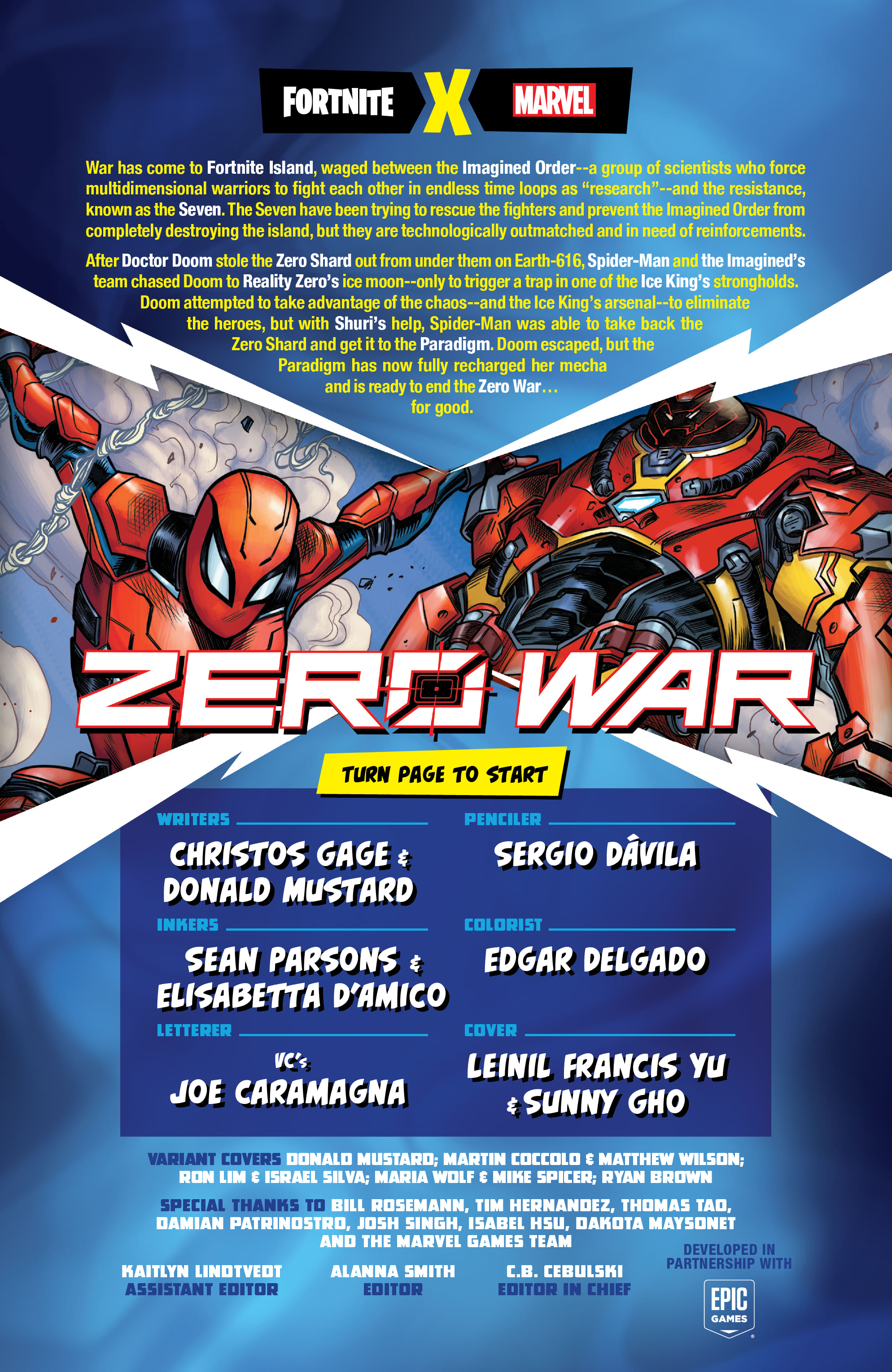 Read Fortnite x Marvel: Zero War (2022-) Issue #5 Online - All Page