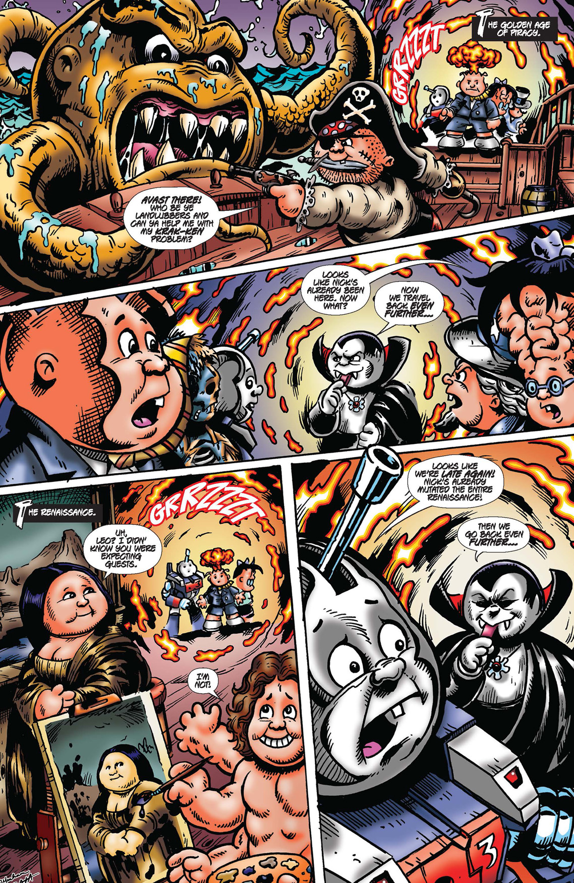 Garbage Pail Kids: Trashin' Through Time (2023-) issue 4 - Page 18