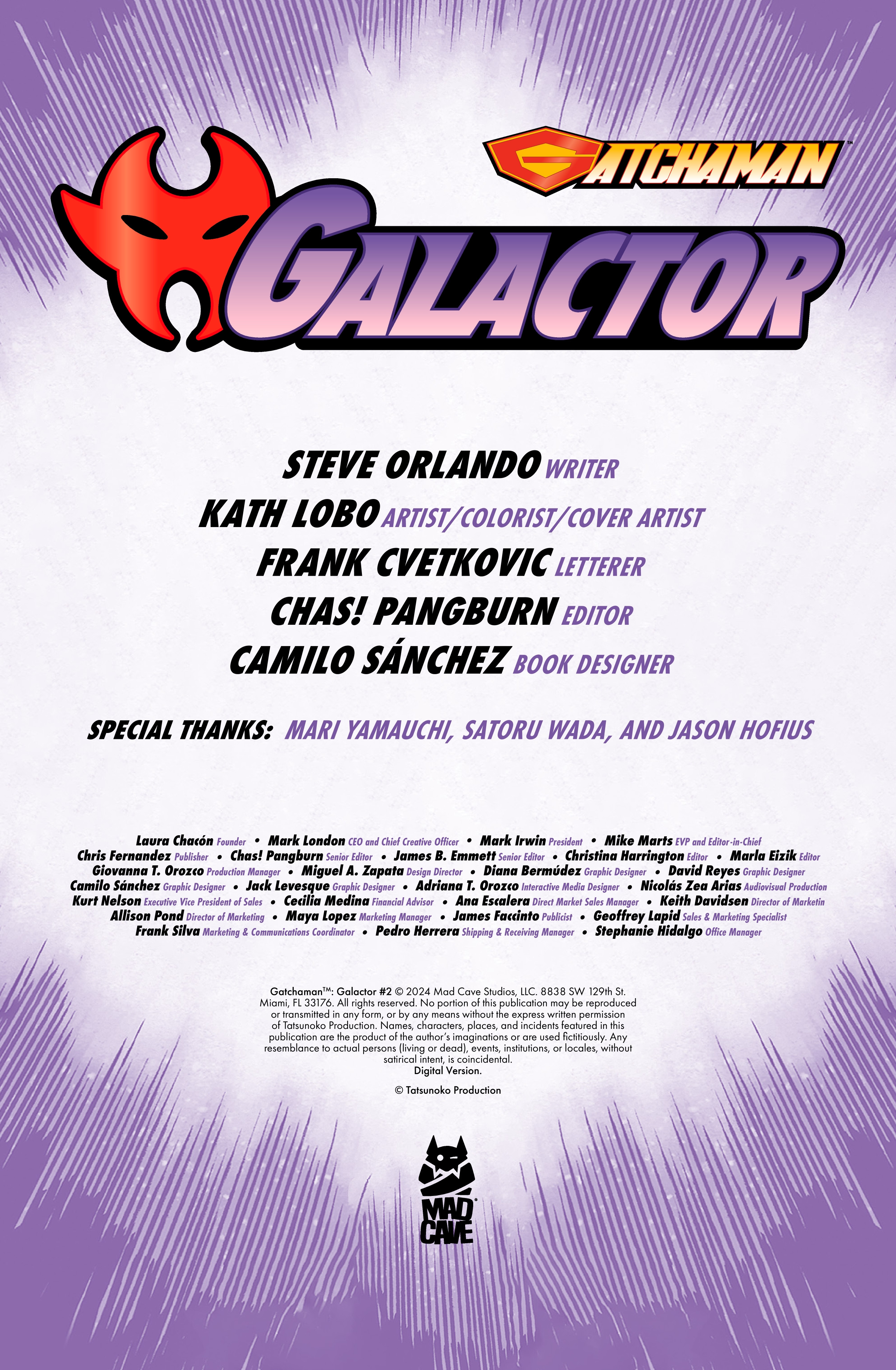 Gatchaman: Galactor (2024-) issue 2 - Page 2