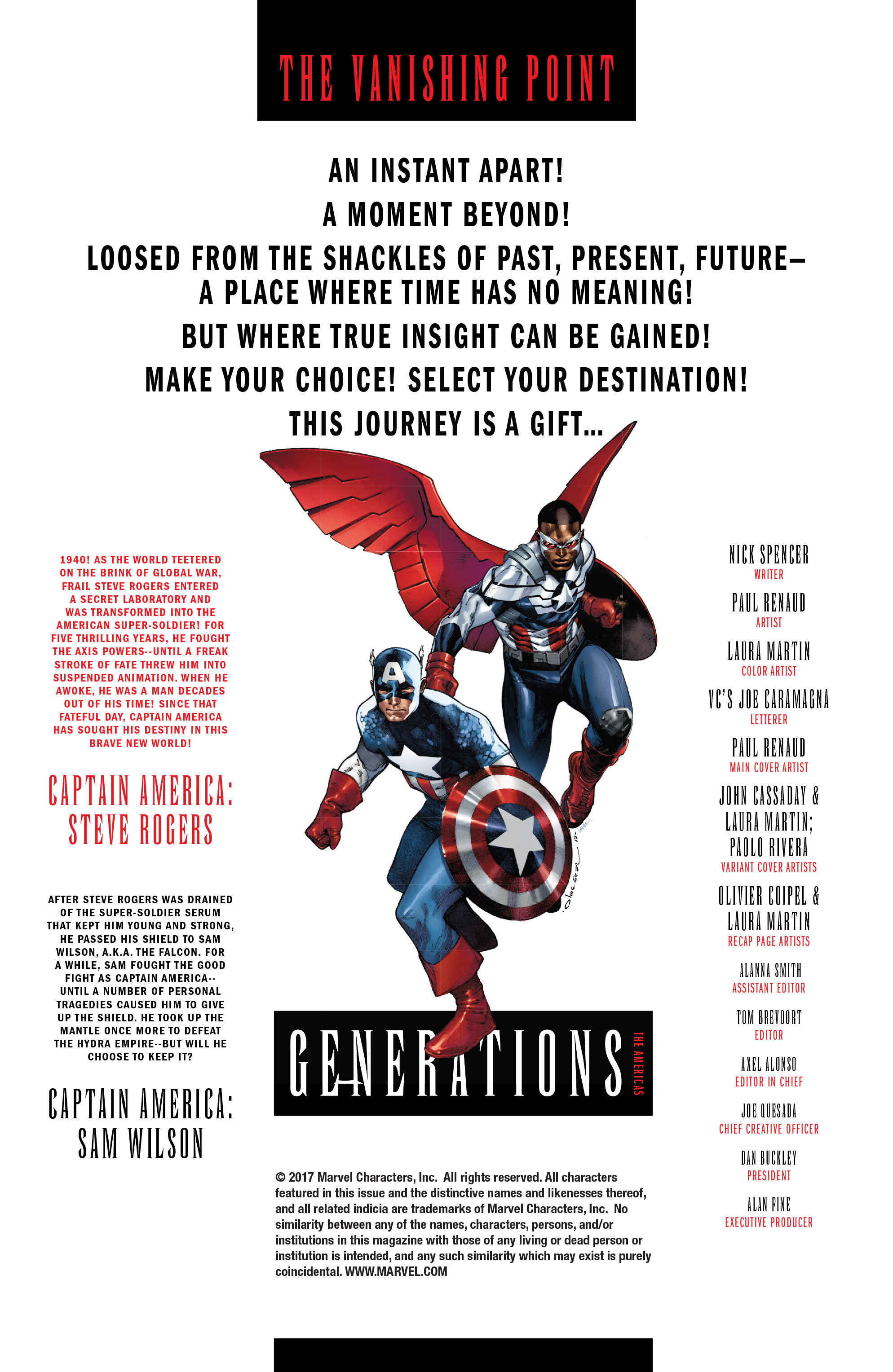 Generations: Sam Wilson Captain America & Steve Rogers Captain America (2017): Chapter 1 - Page 2