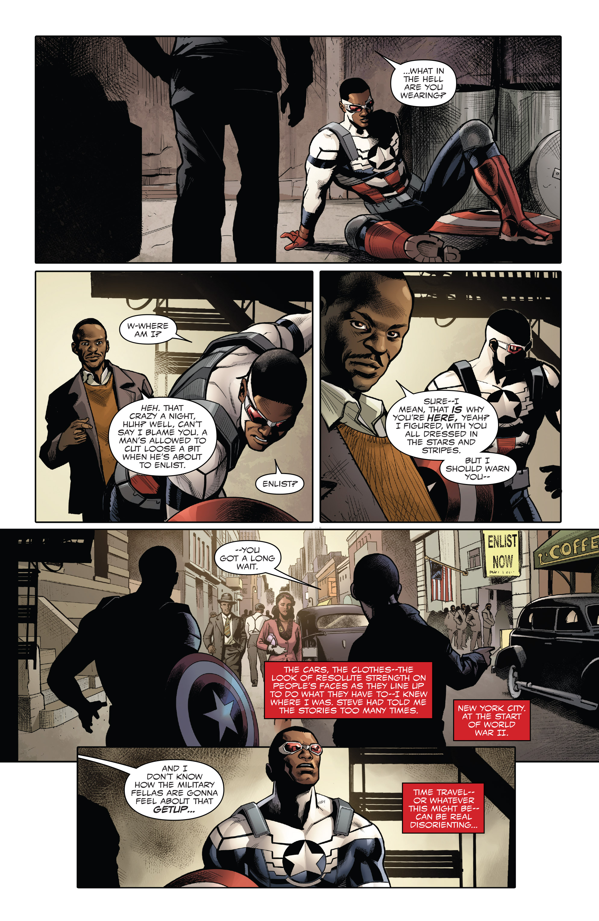 Generations: Sam Wilson Captain America & Steve Rogers Captain America (2017) issue 1 - Page 5