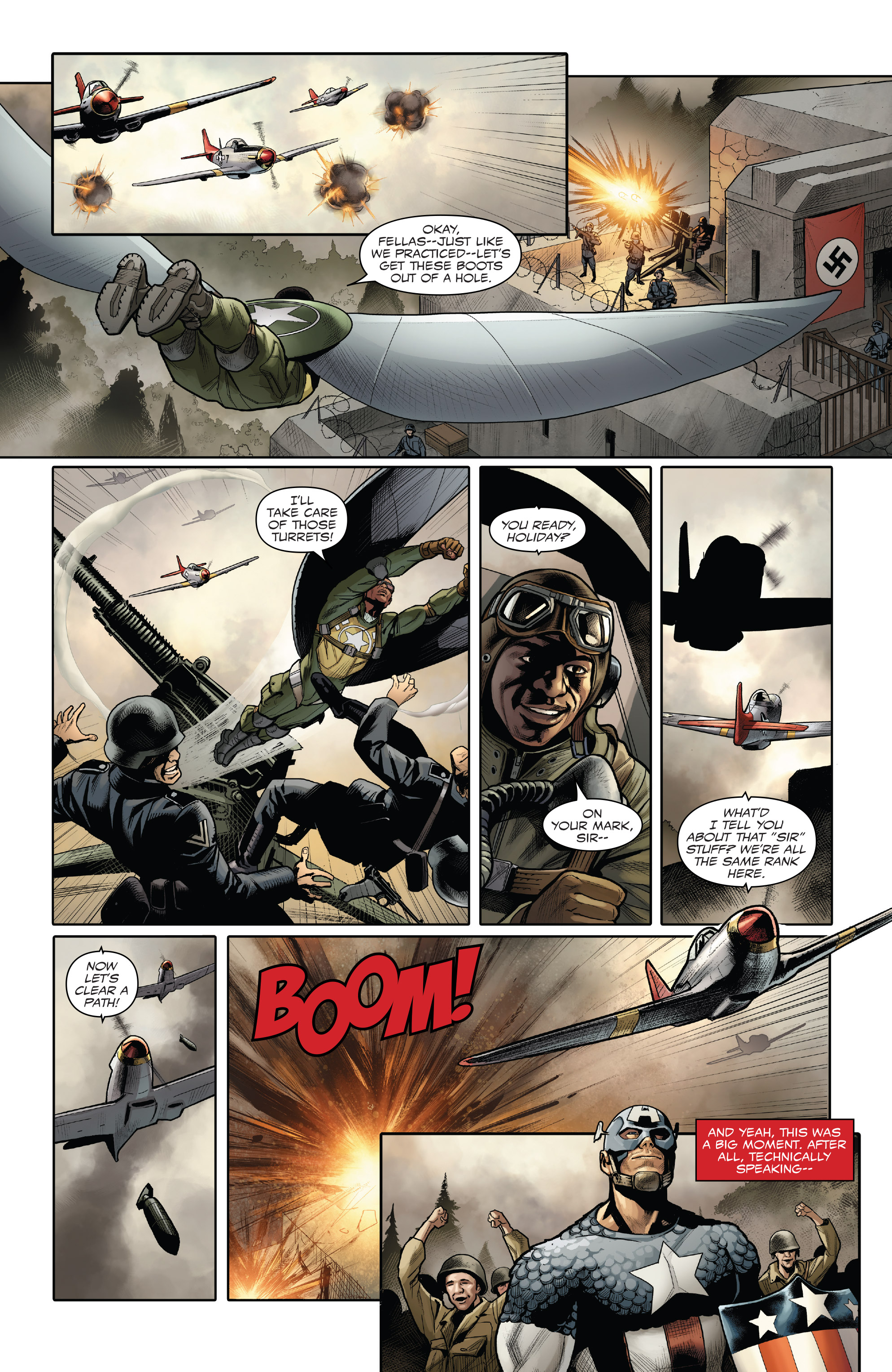 Generations: Sam Wilson Captain America & Steve Rogers Captain America (2017) issue 1 - Page 10