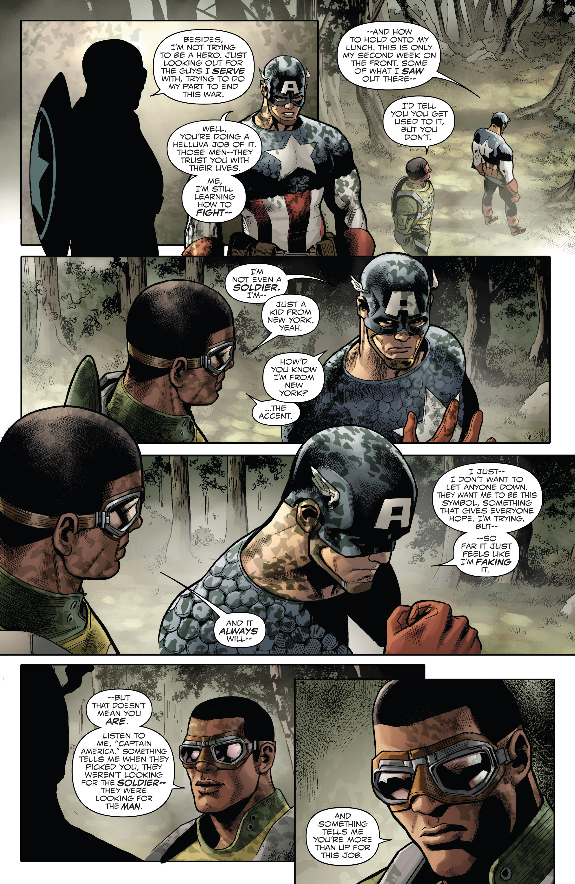 Generations: Sam Wilson Captain America & Steve Rogers Captain America (2017) issue 1 - Page 12