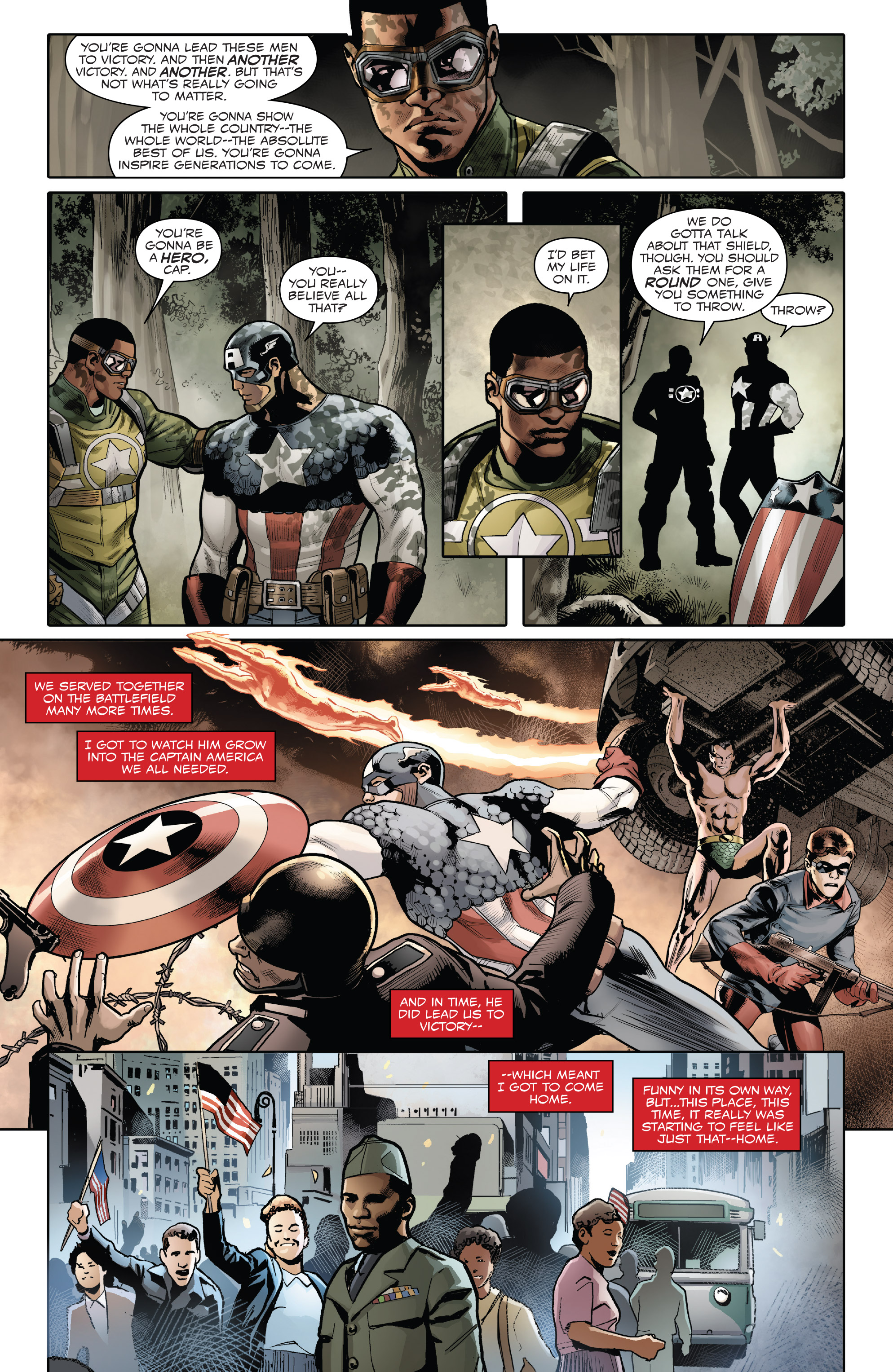 Generations: Sam Wilson Captain America & Steve Rogers Captain America (2017) issue 1 - Page 13