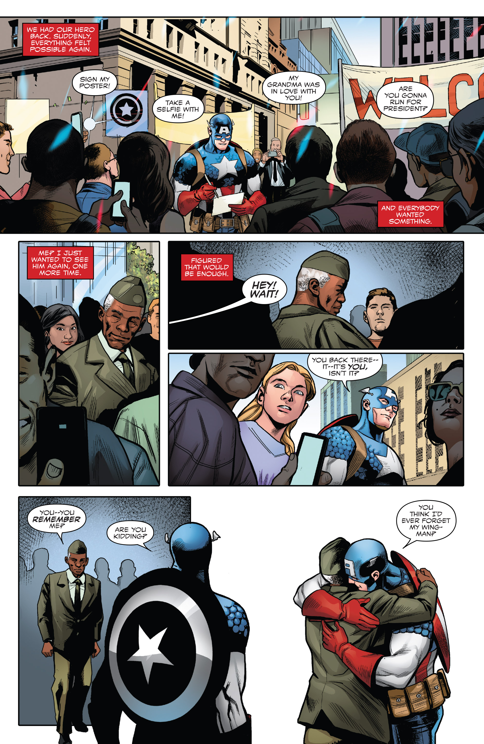 Generations: Sam Wilson Captain America & Steve Rogers Captain America (2017) issue 1 - Page 18