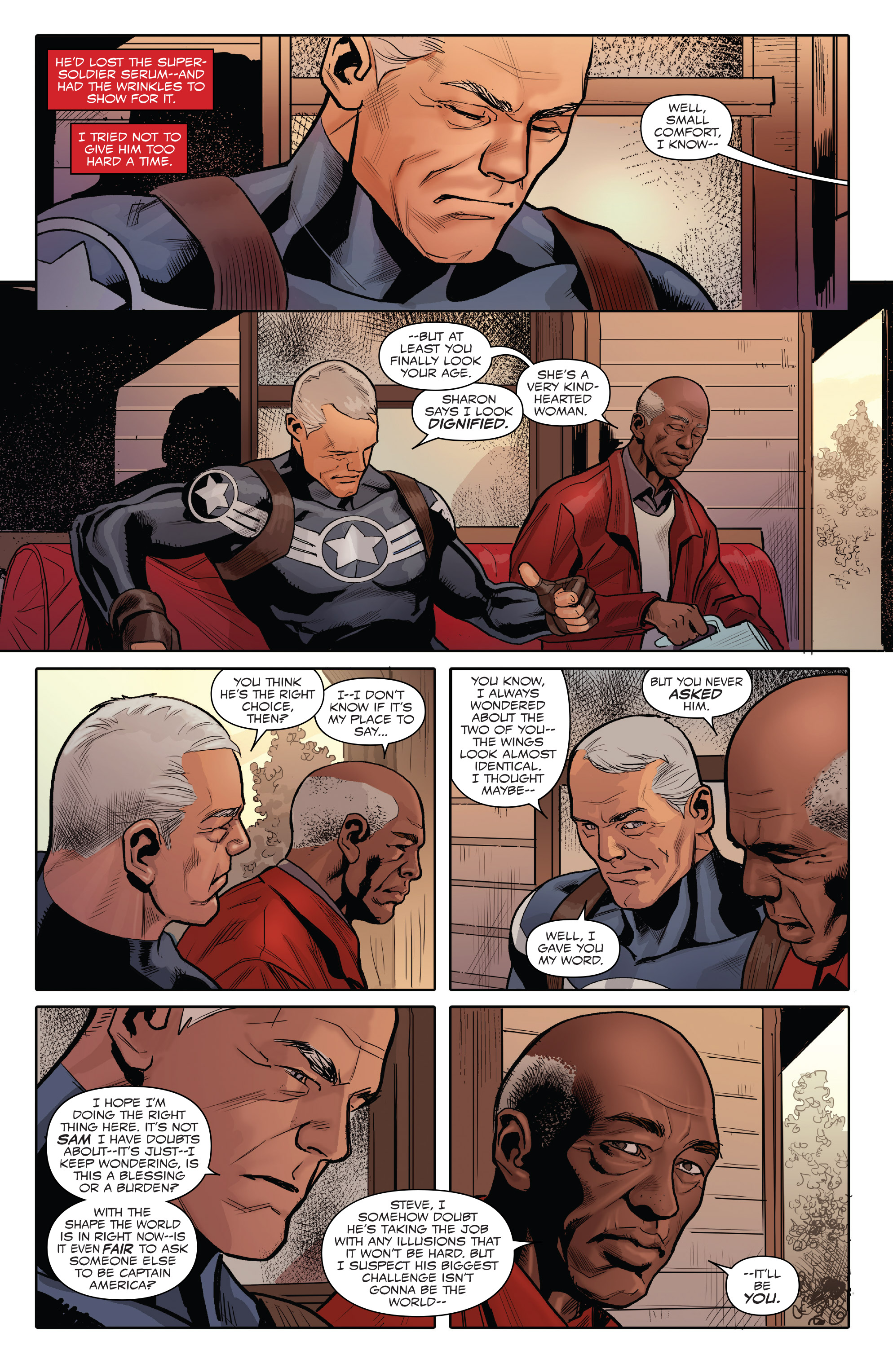 Generations: Sam Wilson Captain America & Steve Rogers Captain America (2017) issue 1 - Page 22