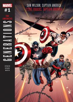 Generations: Sam Wilson Captain America & Steve Rogers Captain America (2017)