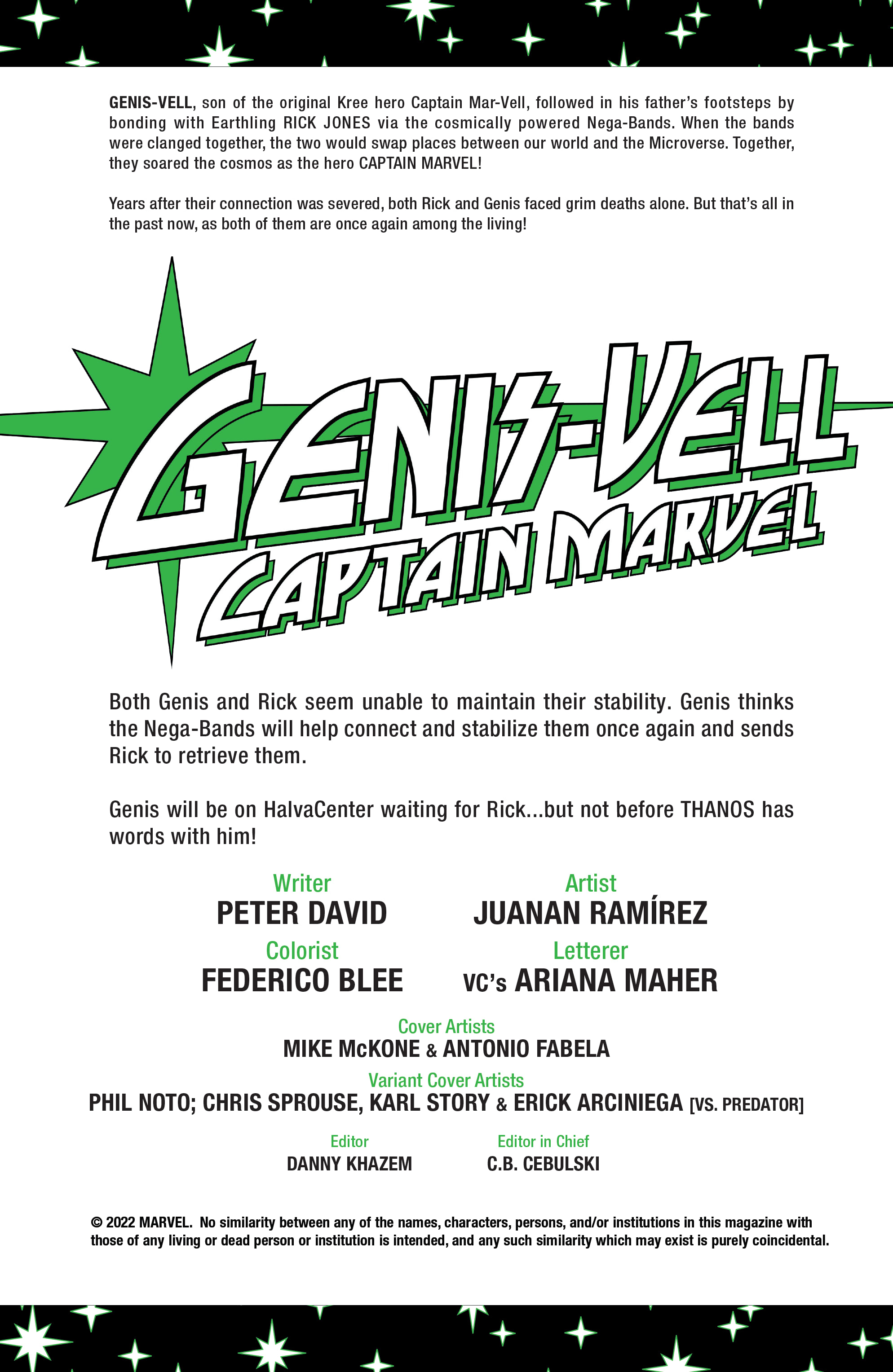 Genis-Vell: Captain Marvel (2022-): Chapter 2 - Page 2