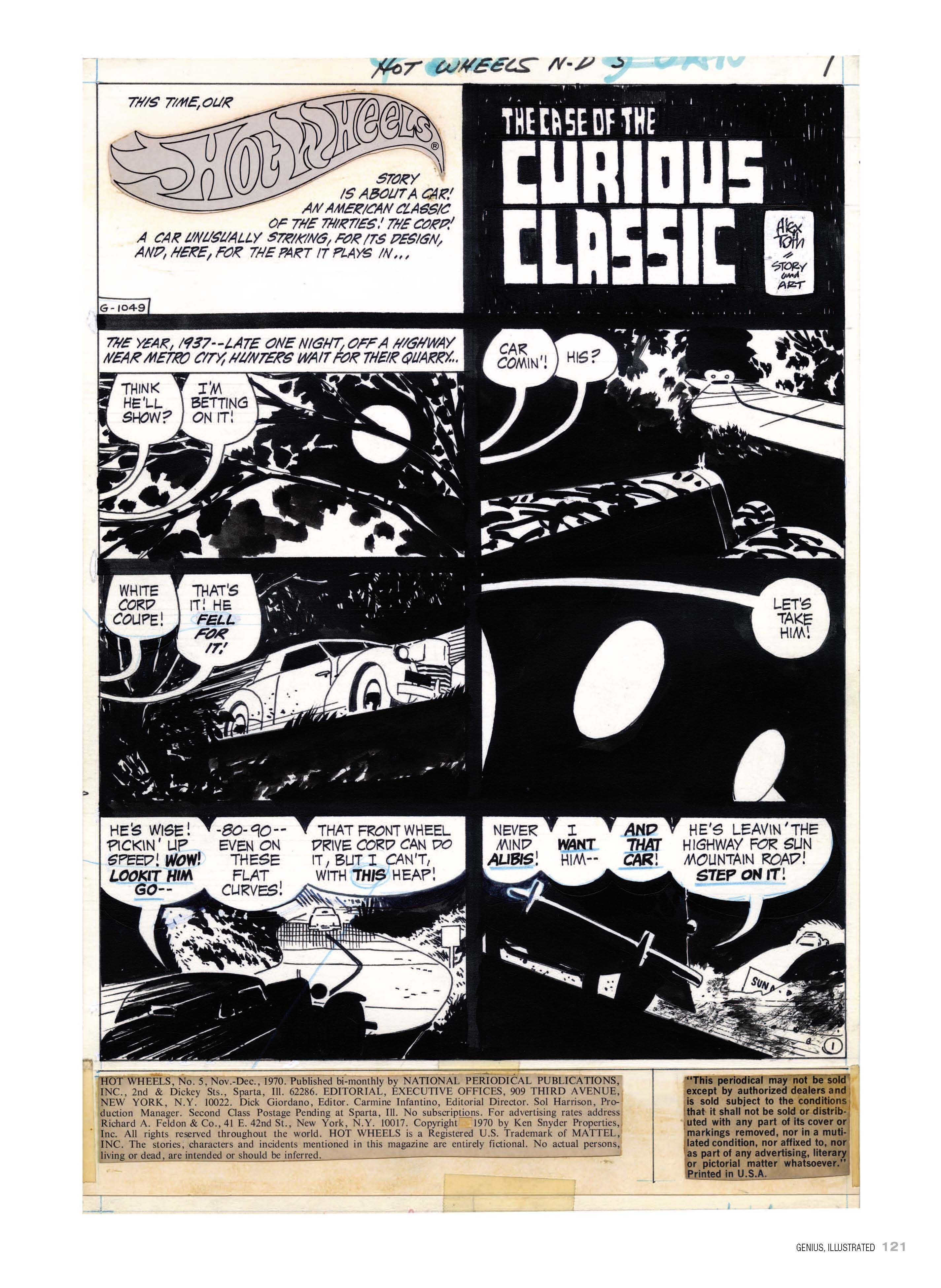 Genius, Illustrated: The Life and Art of Alex Toth (2012) issue 1 - Page 122