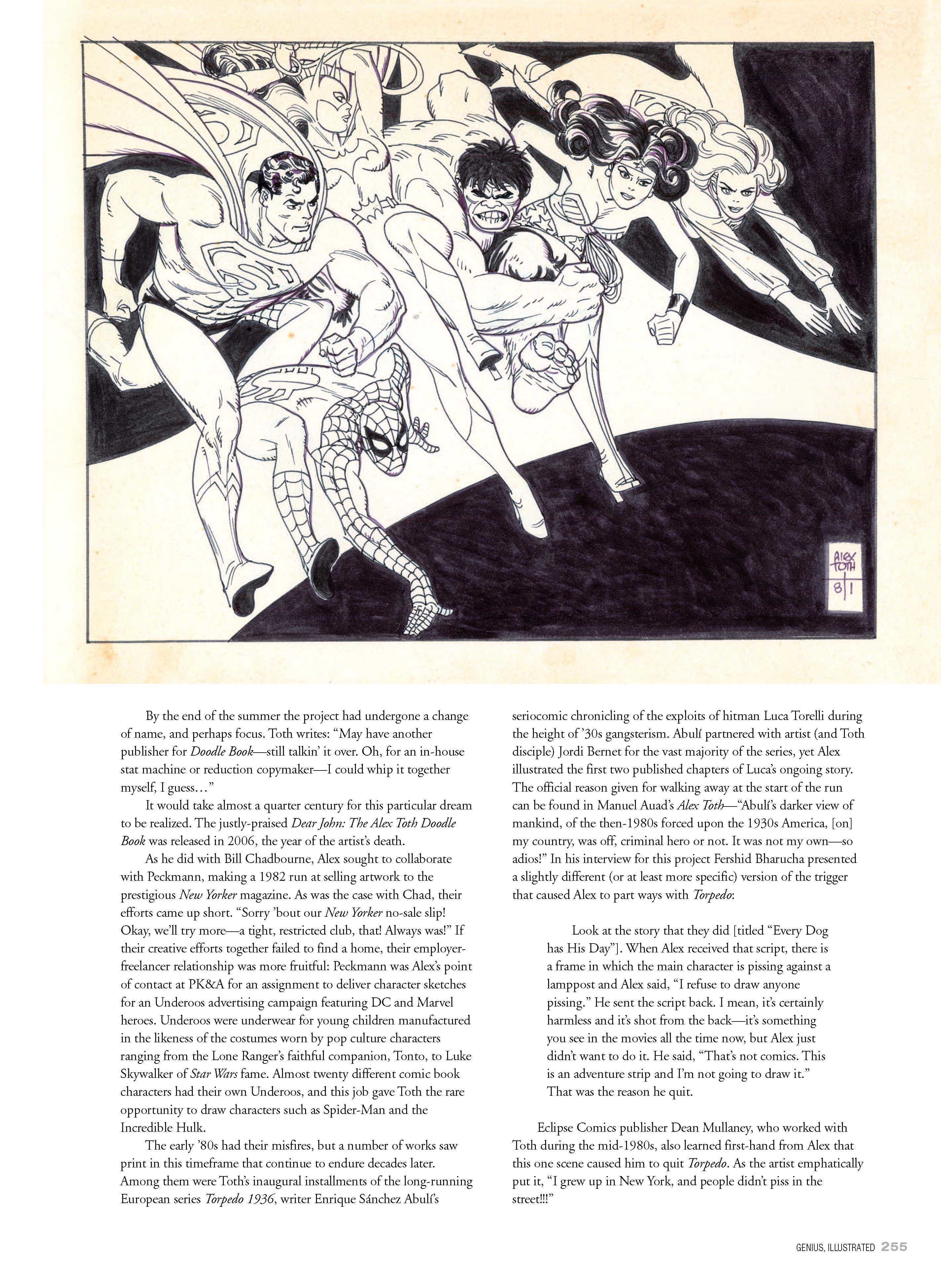 Genius, Illustrated: The Life and Art of Alex Toth (2012) issue 1 - Page 256