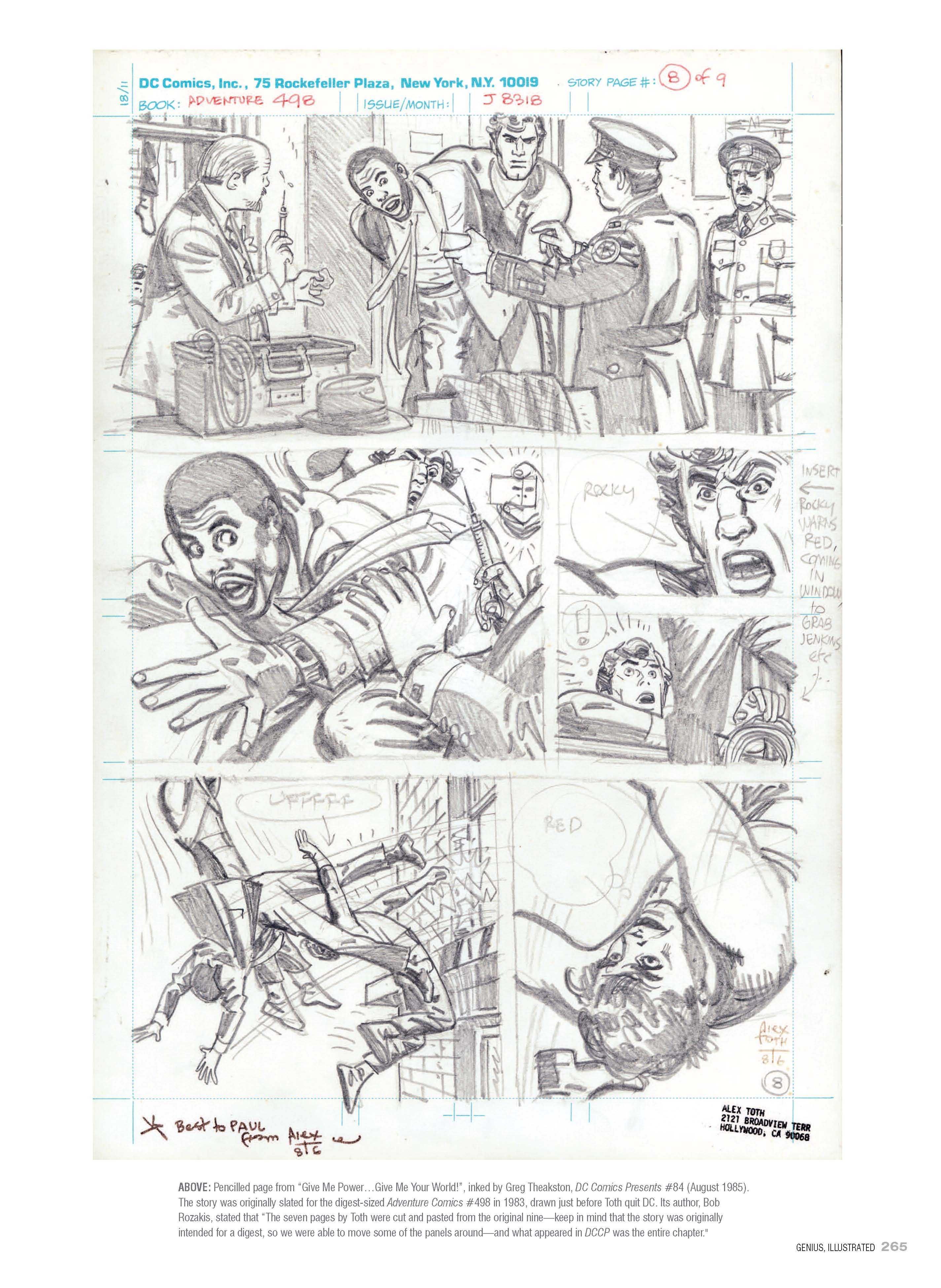 Genius, Illustrated: The Life and Art of Alex Toth (2012) issue 1 - Page 266