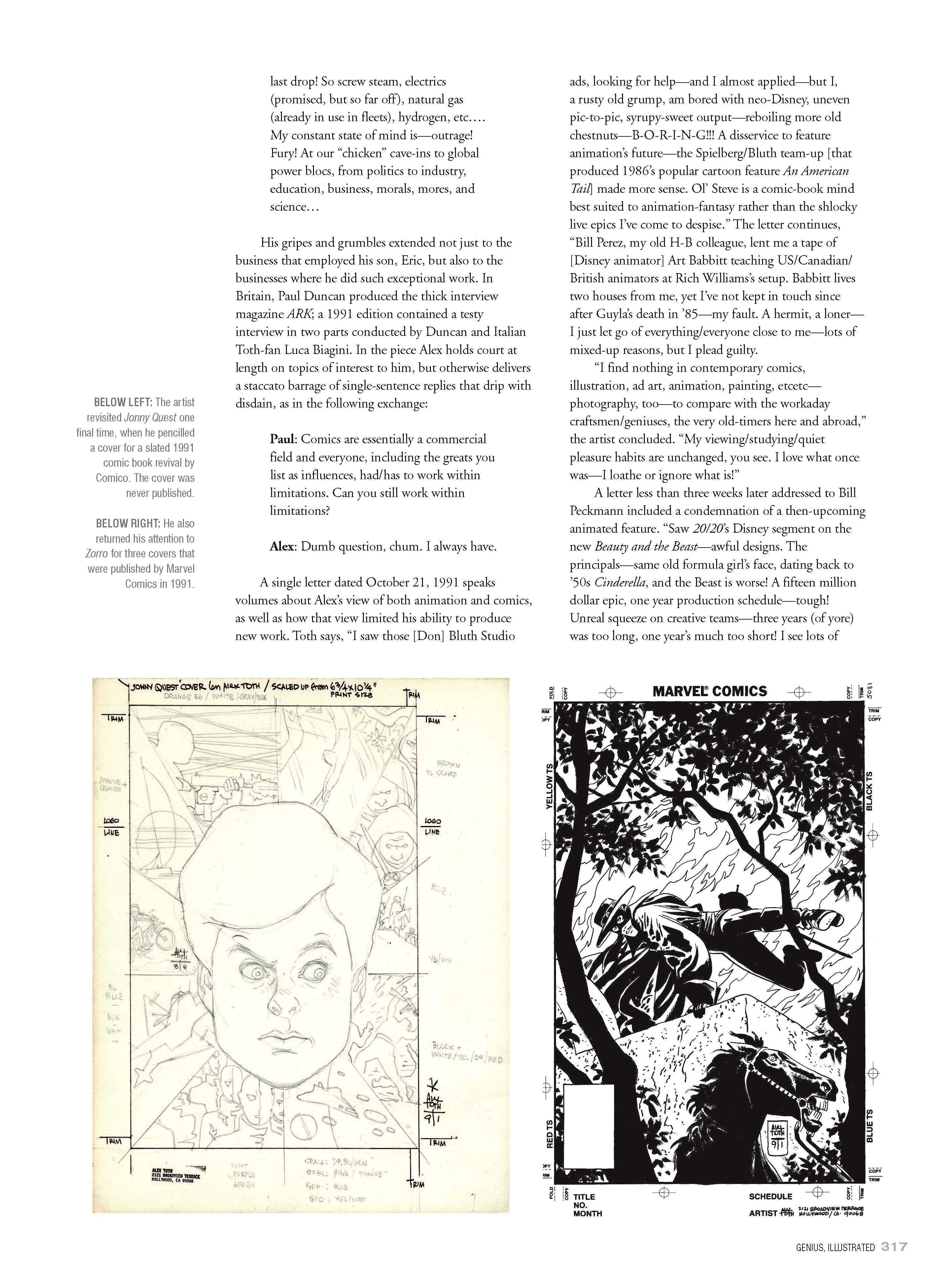 Genius, Illustrated: The Life and Art of Alex Toth (2012) issue 1 - Page 318