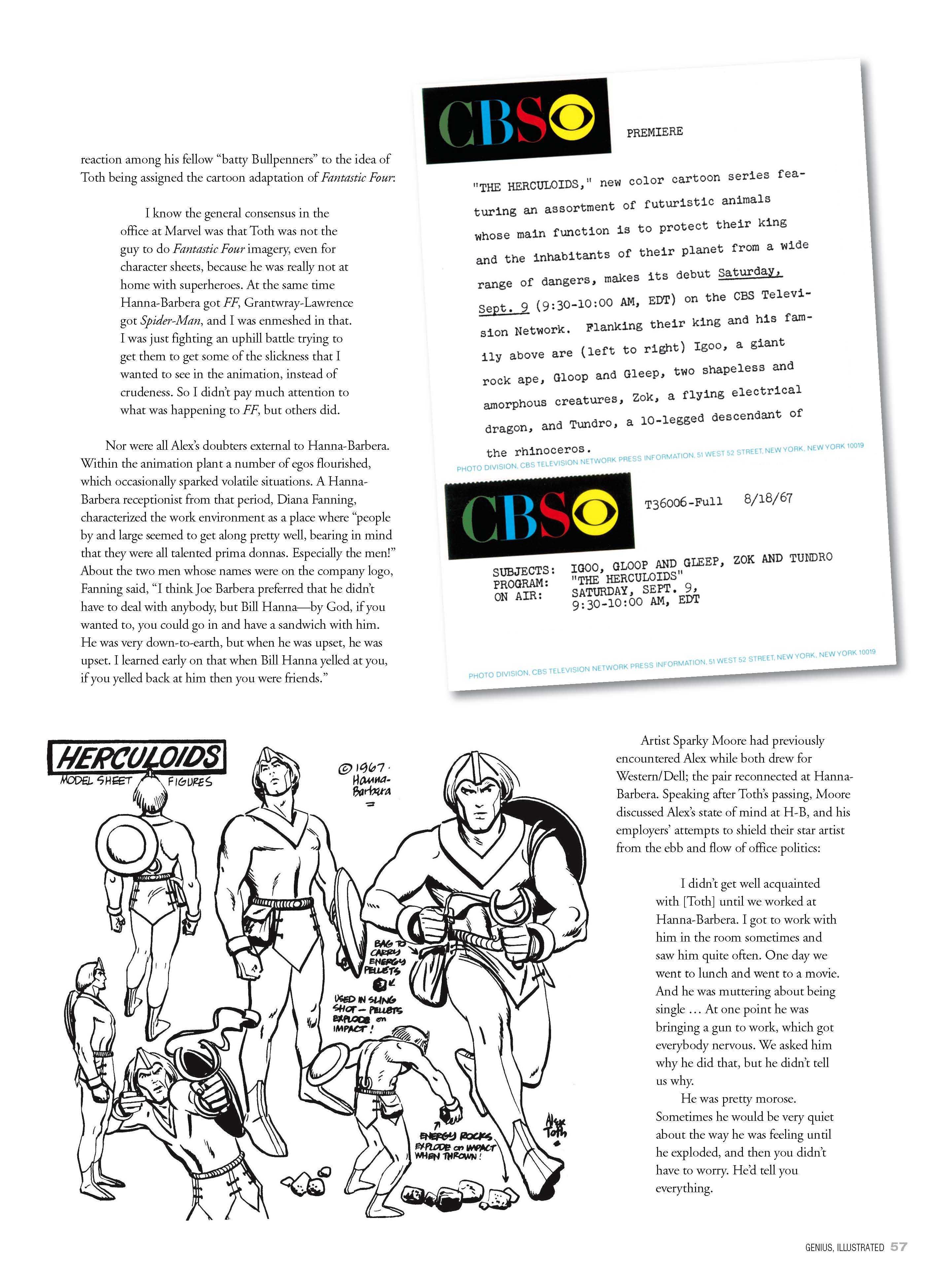 Genius, Illustrated: The Life and Art of Alex Toth (2012) issue 1 - Page 58