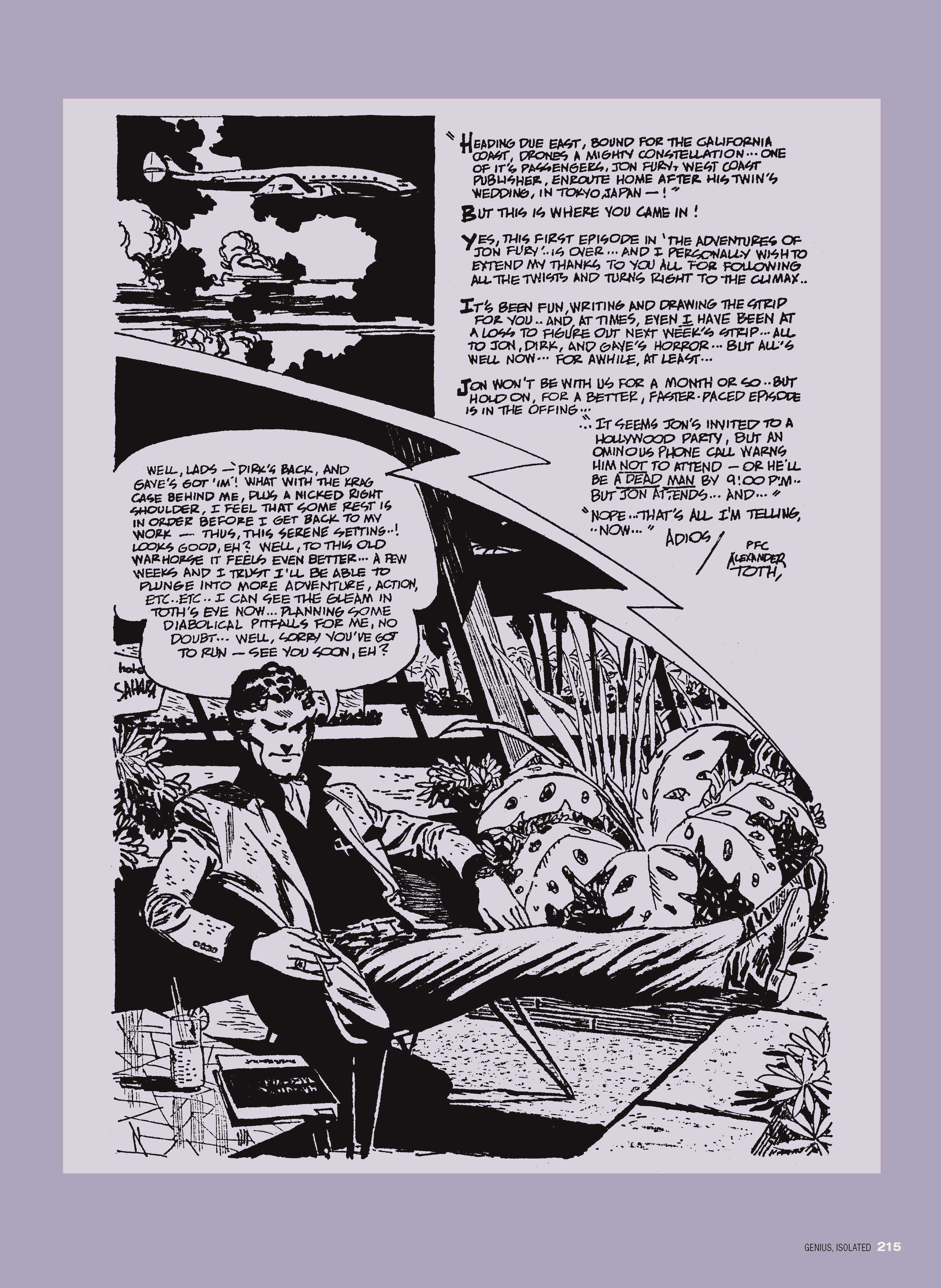 Genius, Isolated: The Life and Art of Alex Toth (2011) issue 1 - Page 216