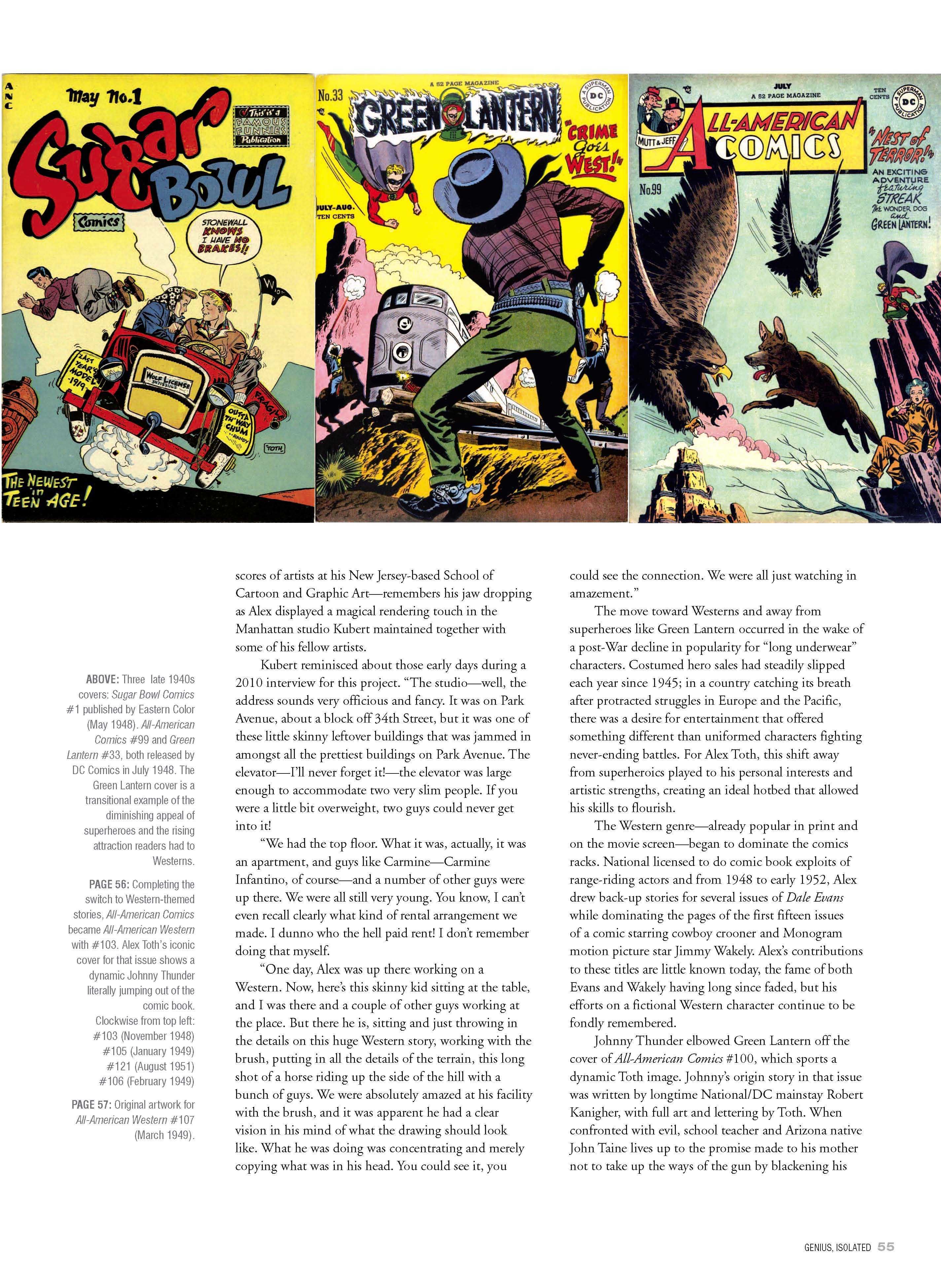 Genius, Isolated: The Life and Art of Alex Toth (2011) issue 1 - Page 56