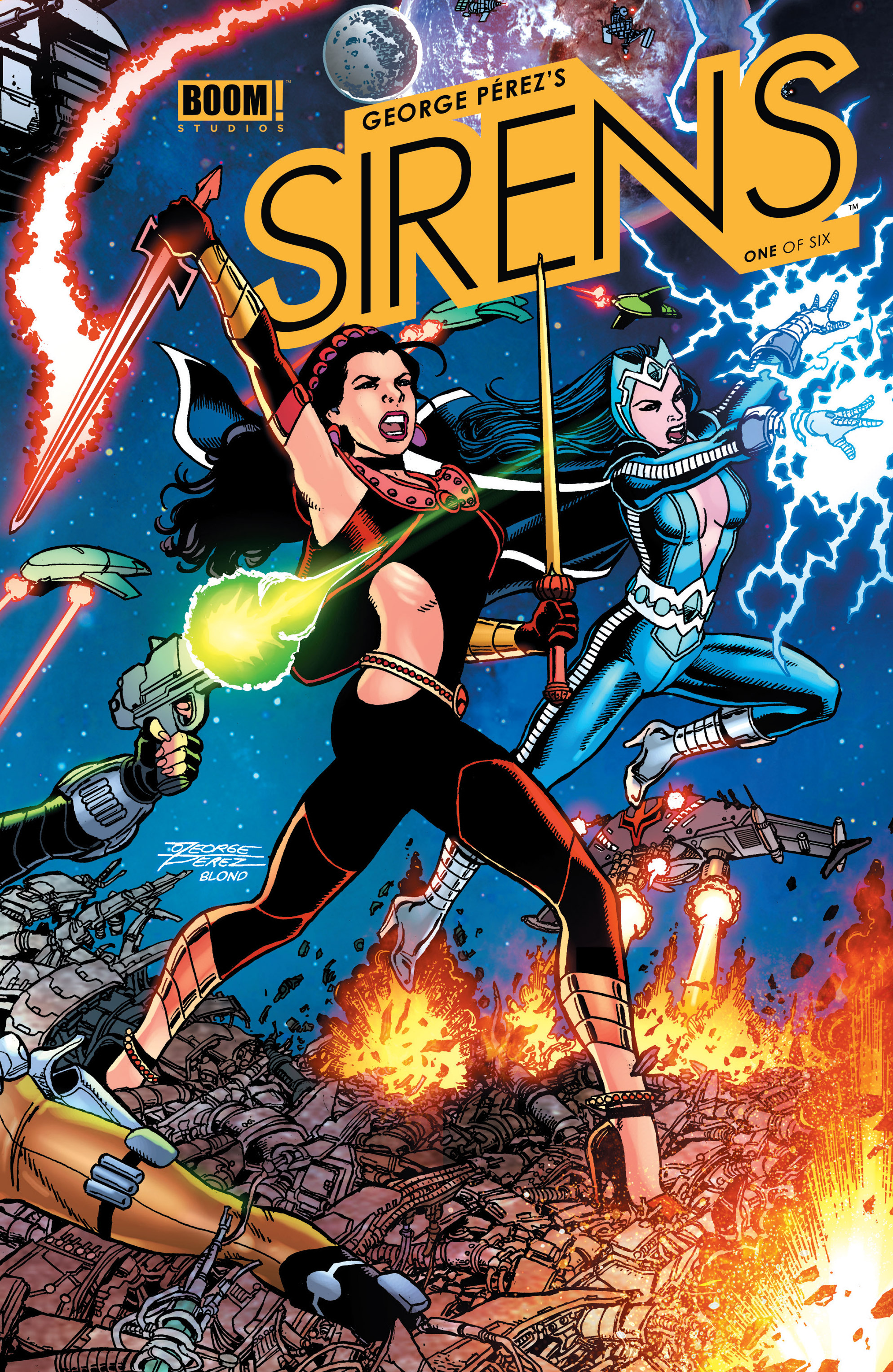 George Perez's Sirens (2014-2016): Chapter 1 - Page 1