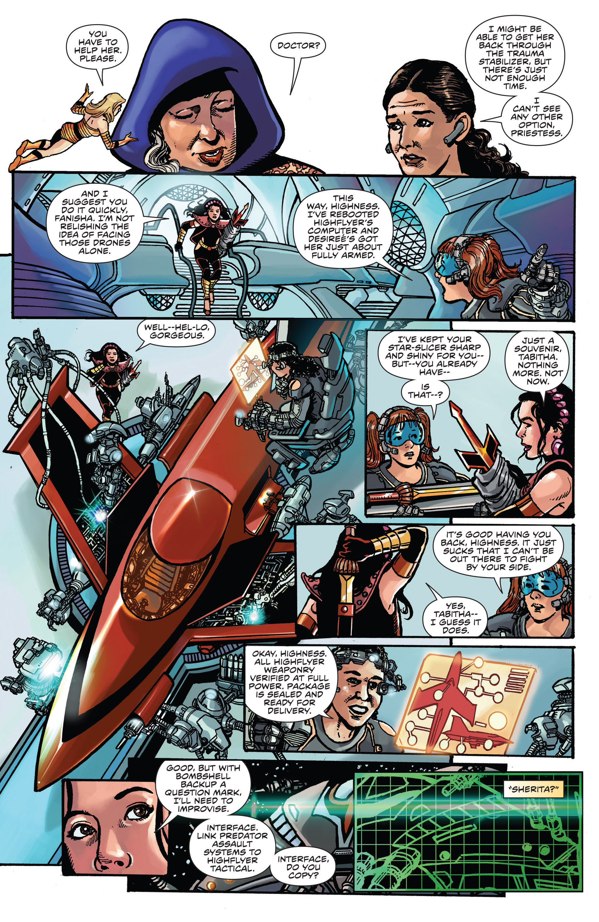 George Perez's Sirens (2014-2016) issue 2 - Page 13