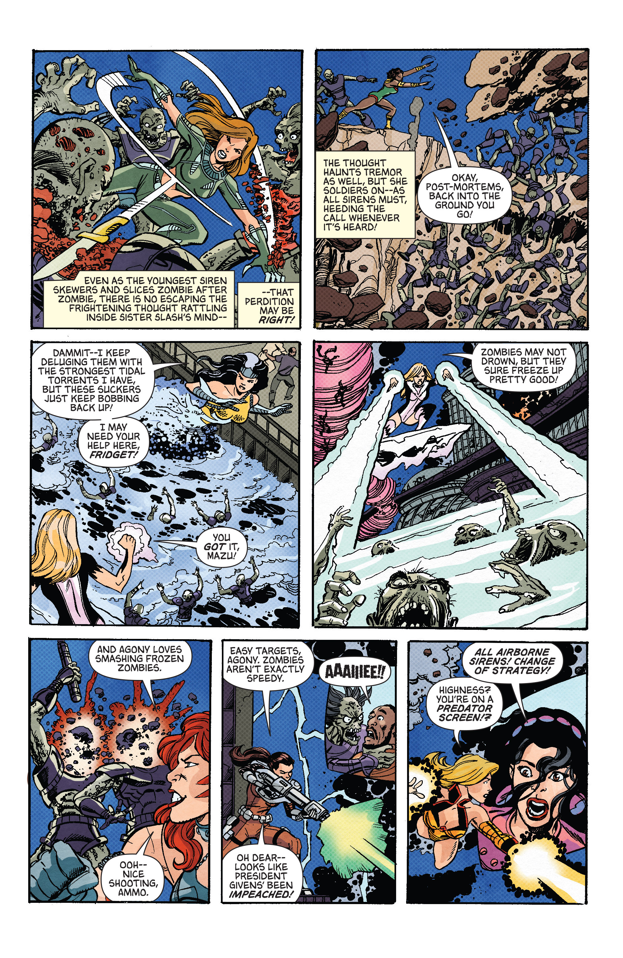 George Perez's Sirens (2014-2016) issue 3 - Page 9