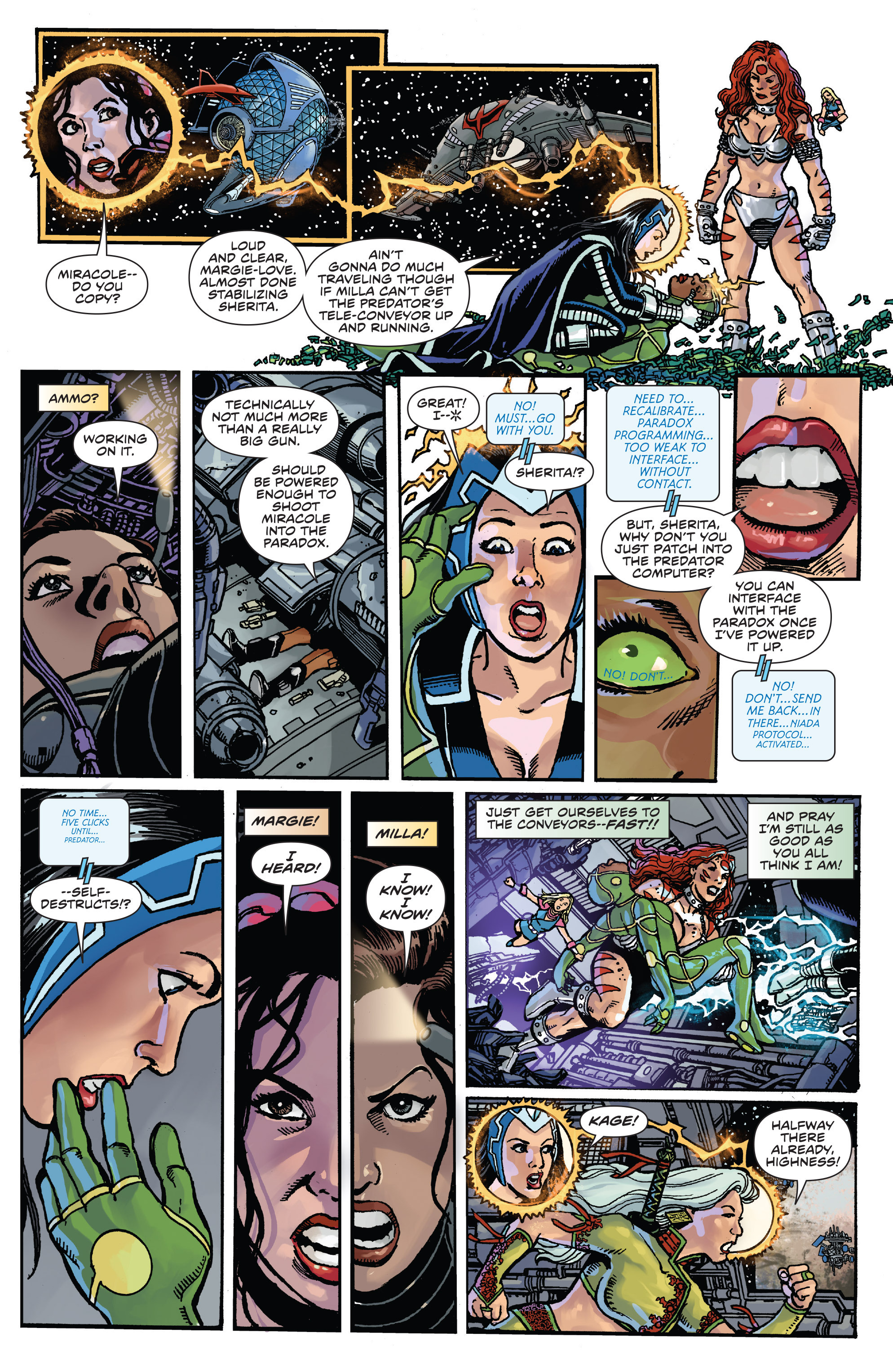 George Perez's Sirens (2014-2016) issue 4 - Page 10