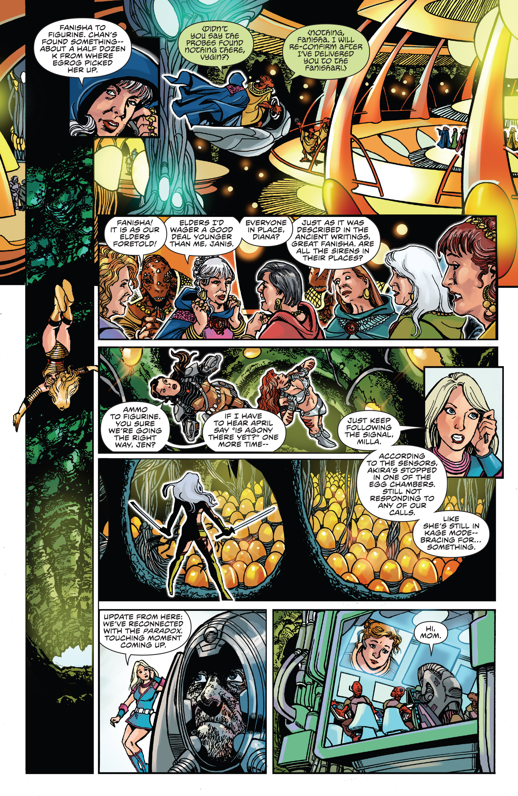 George Perez's Sirens (2014-2016) issue 4 - Page 17