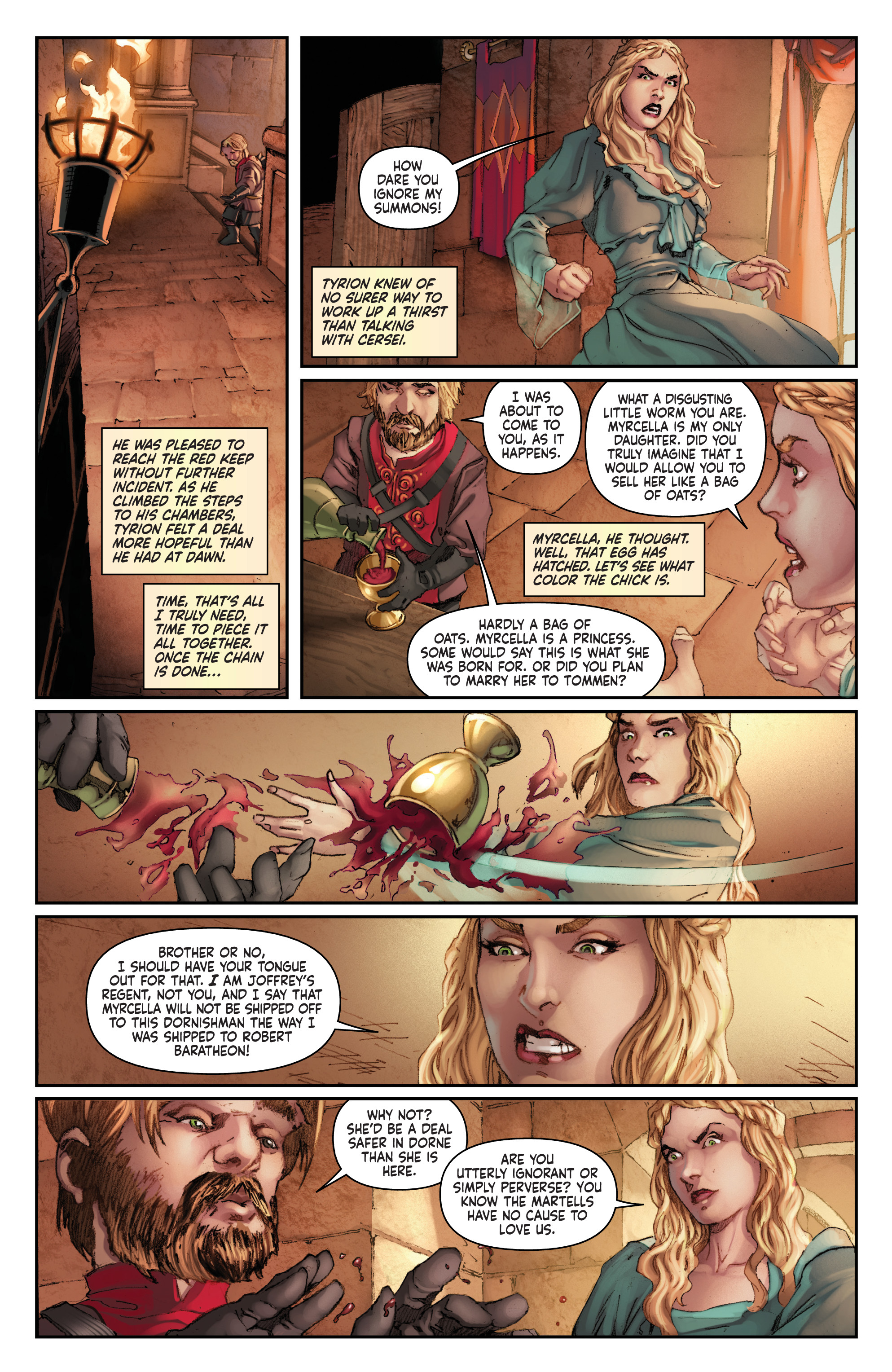 George R.R. Martin's A Clash Of Kings (2017) issue 12 - Page 9