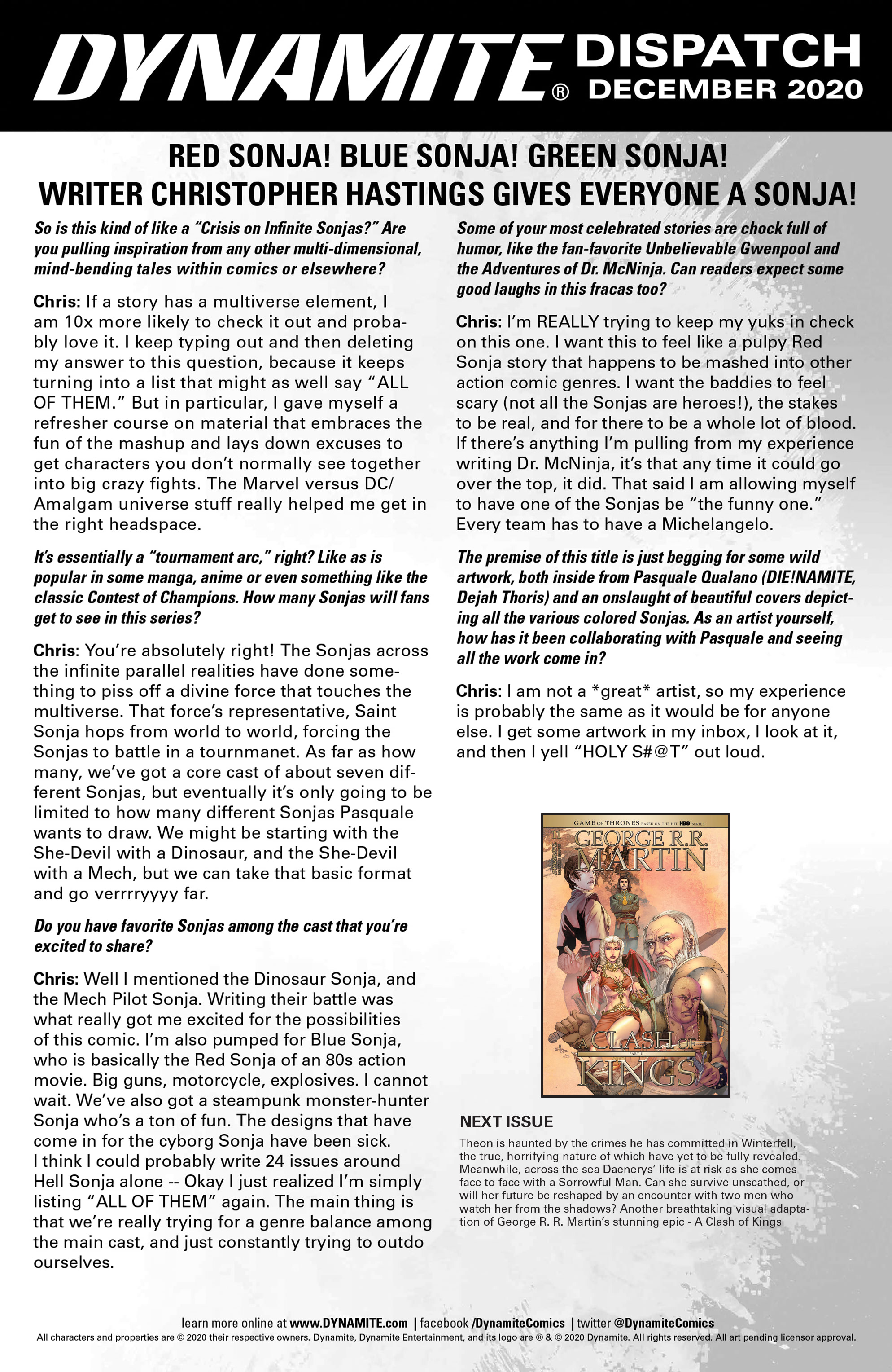 George R.R. Martin's A Clash Of Kings: The Comic Book Vol. 2 (2020-) issue 10 - Page 25