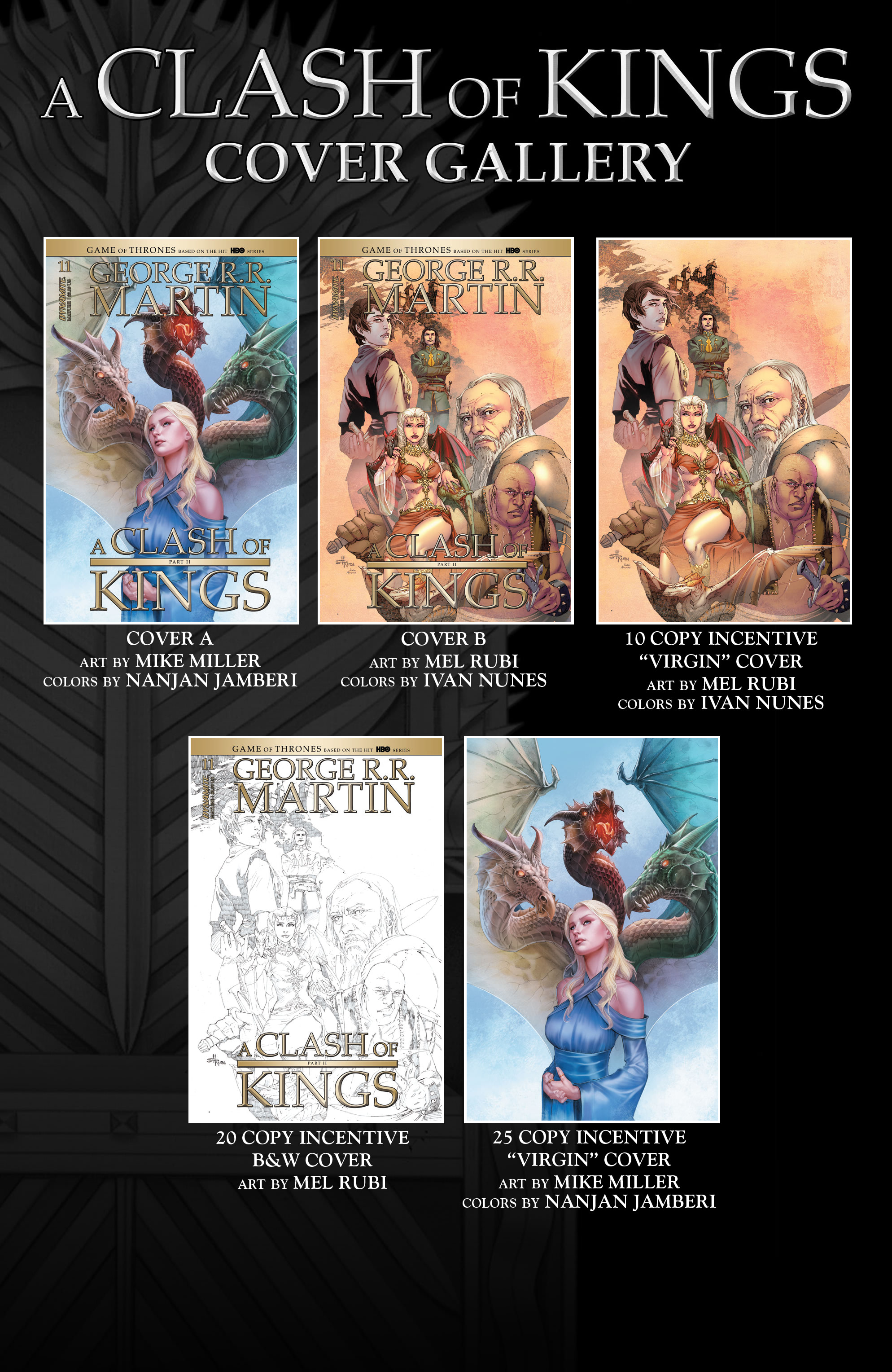 Dynamite® George R.R. Martin's A Clash Of Kings Vol. 2 #12