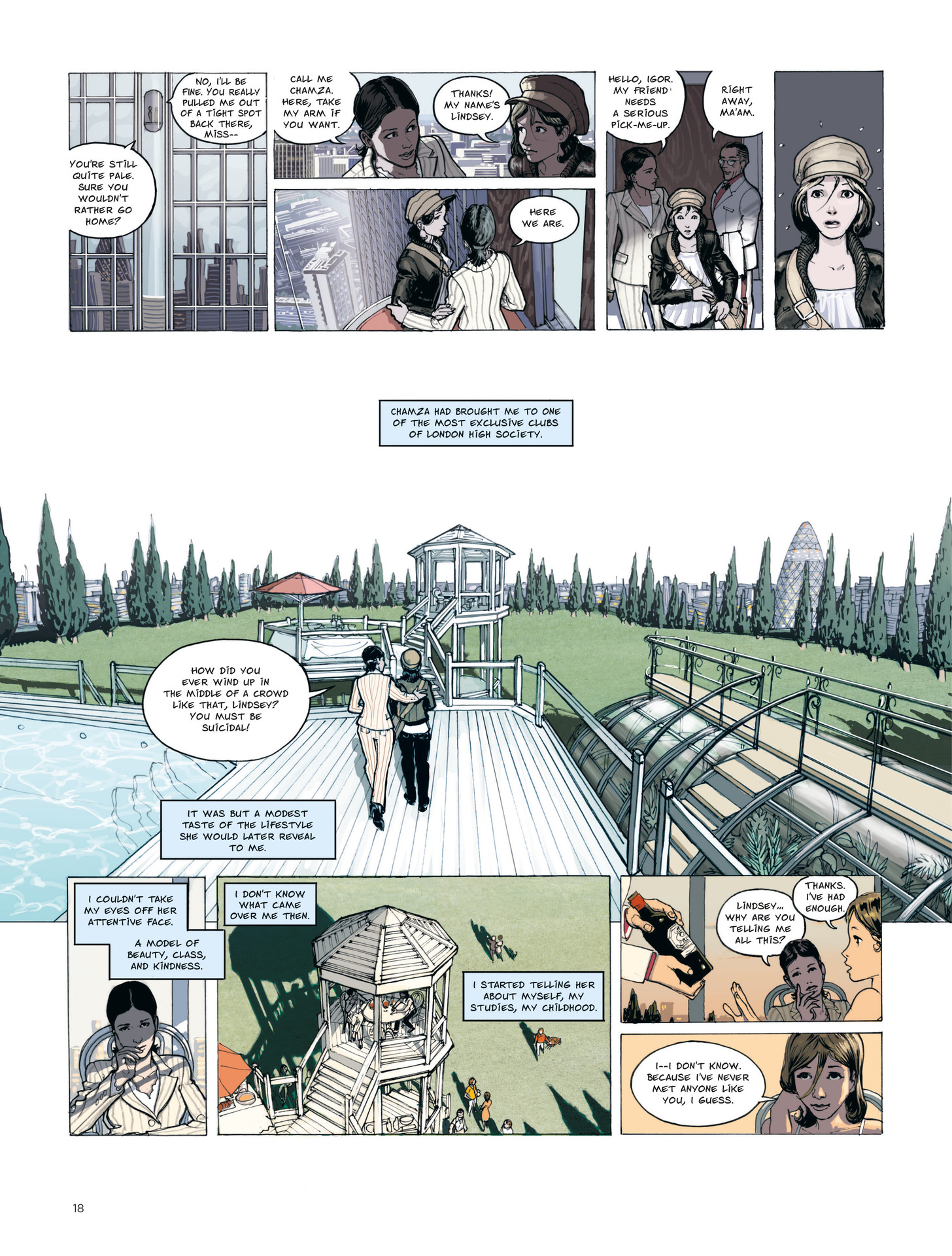 <{ $series->title }} issue 1 - Page 18