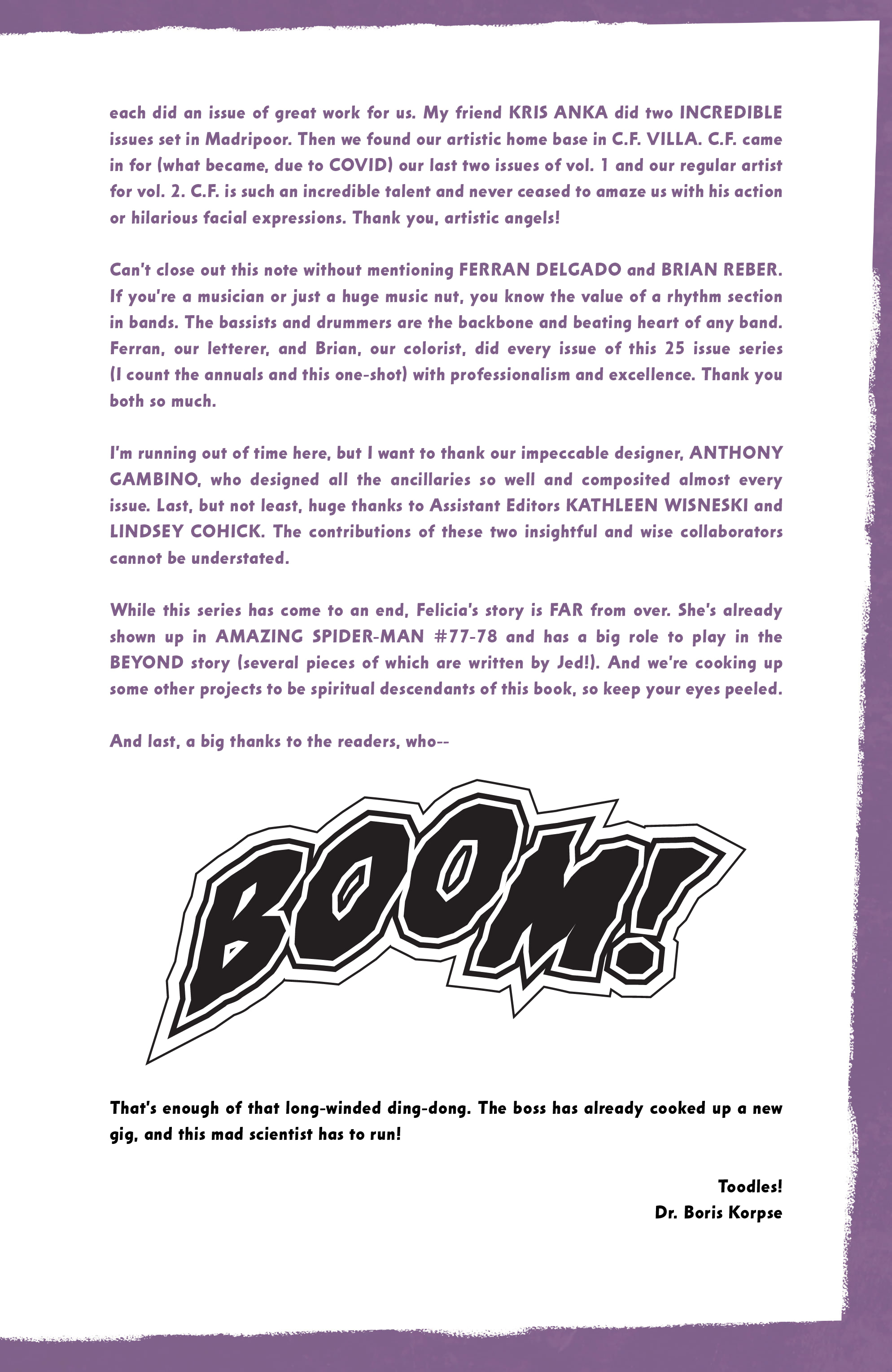 Giant-Size Black Cat: Infinity Score (2021) issue 1 - Page 33