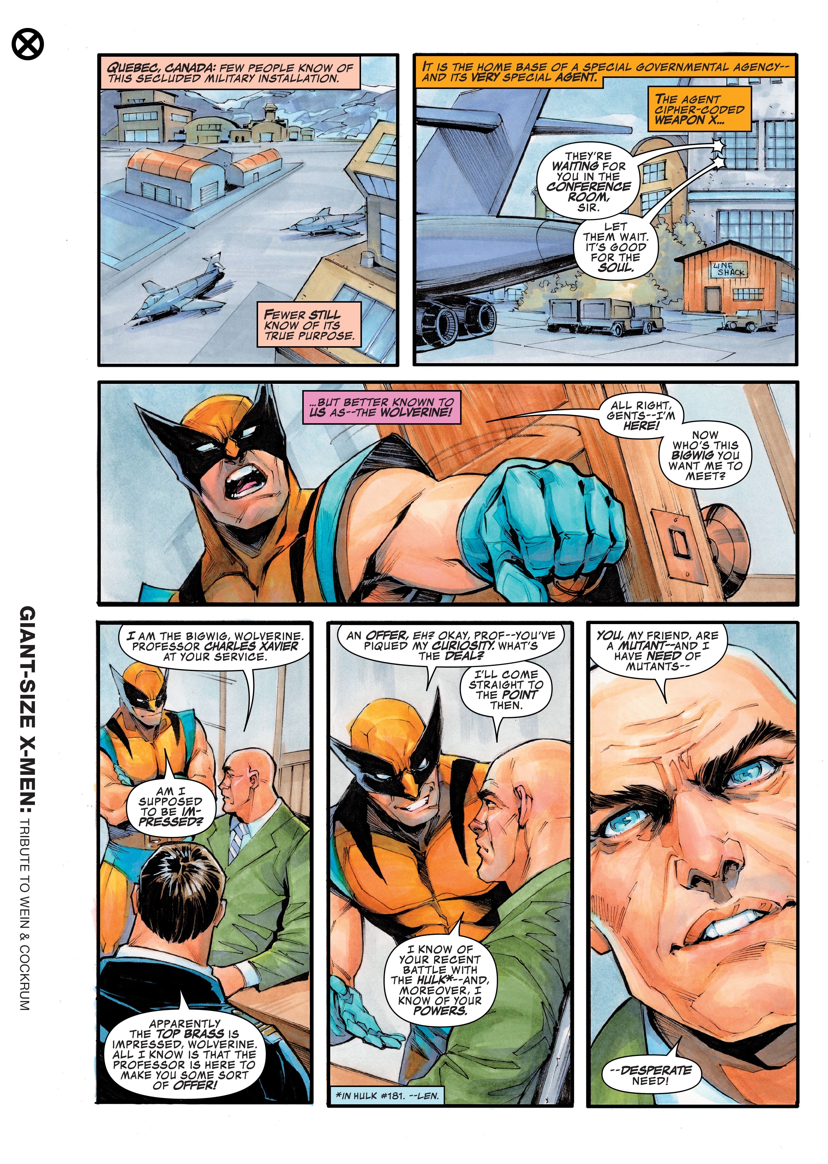 Giant-Size X-Men: Tribute To Wein & Cockrum Gallery Edition (2021) issue 1 - Page 9