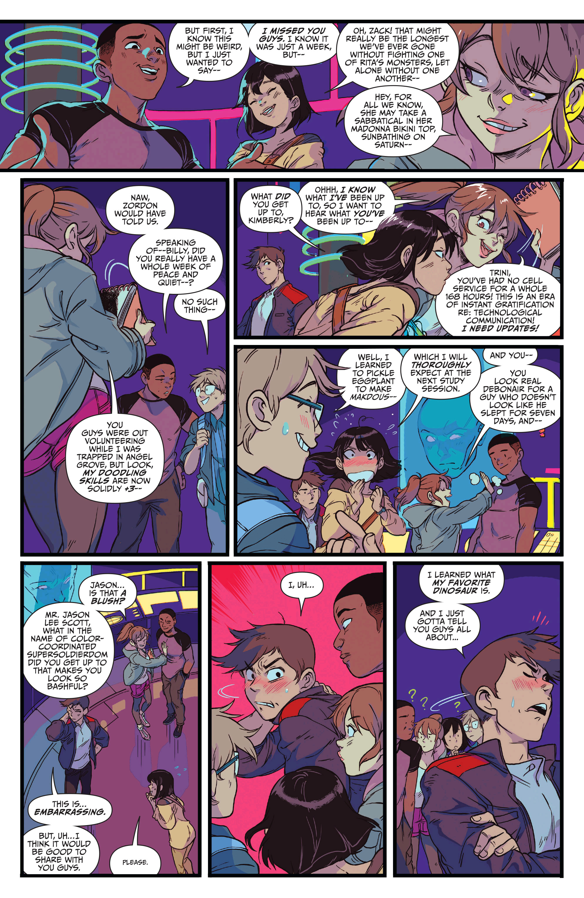 Go Go Power Rangers: Back to School (2018-) issue 1 - Page 4