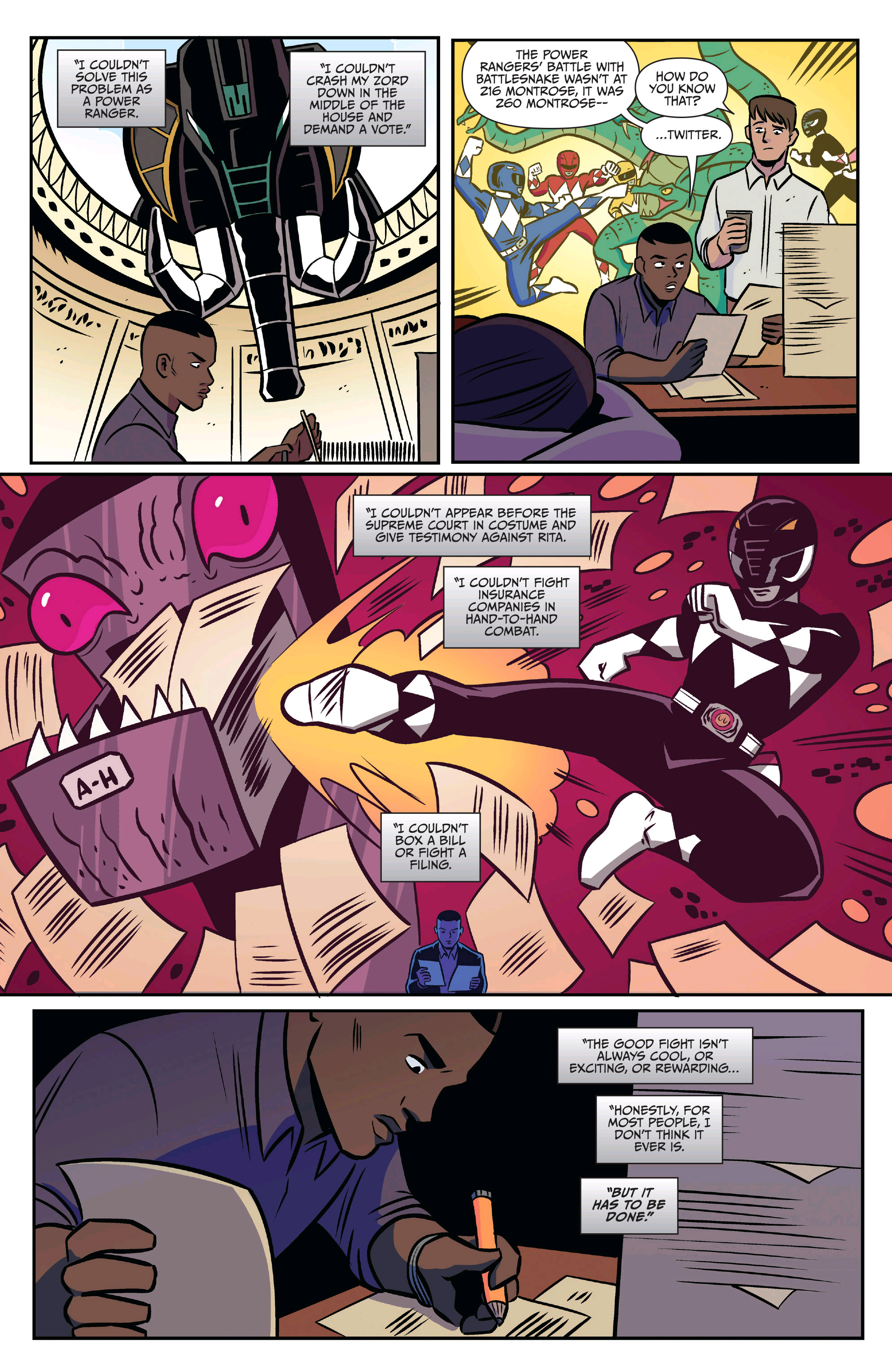 Go Go Power Rangers: Back to School (2018-) issue 1 - Page 12