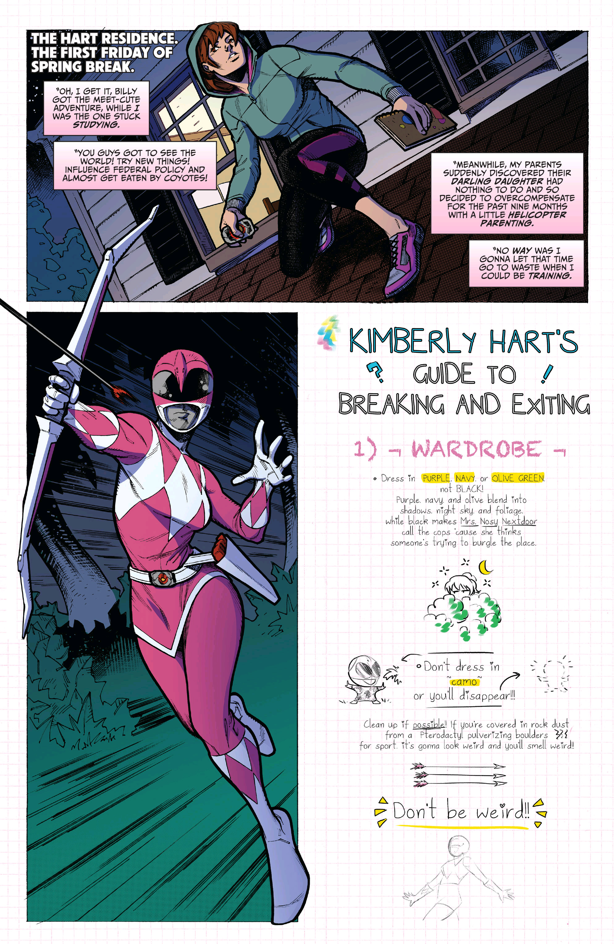 Go Go Power Rangers: Back to School (2018-) issue 1 - Page 25