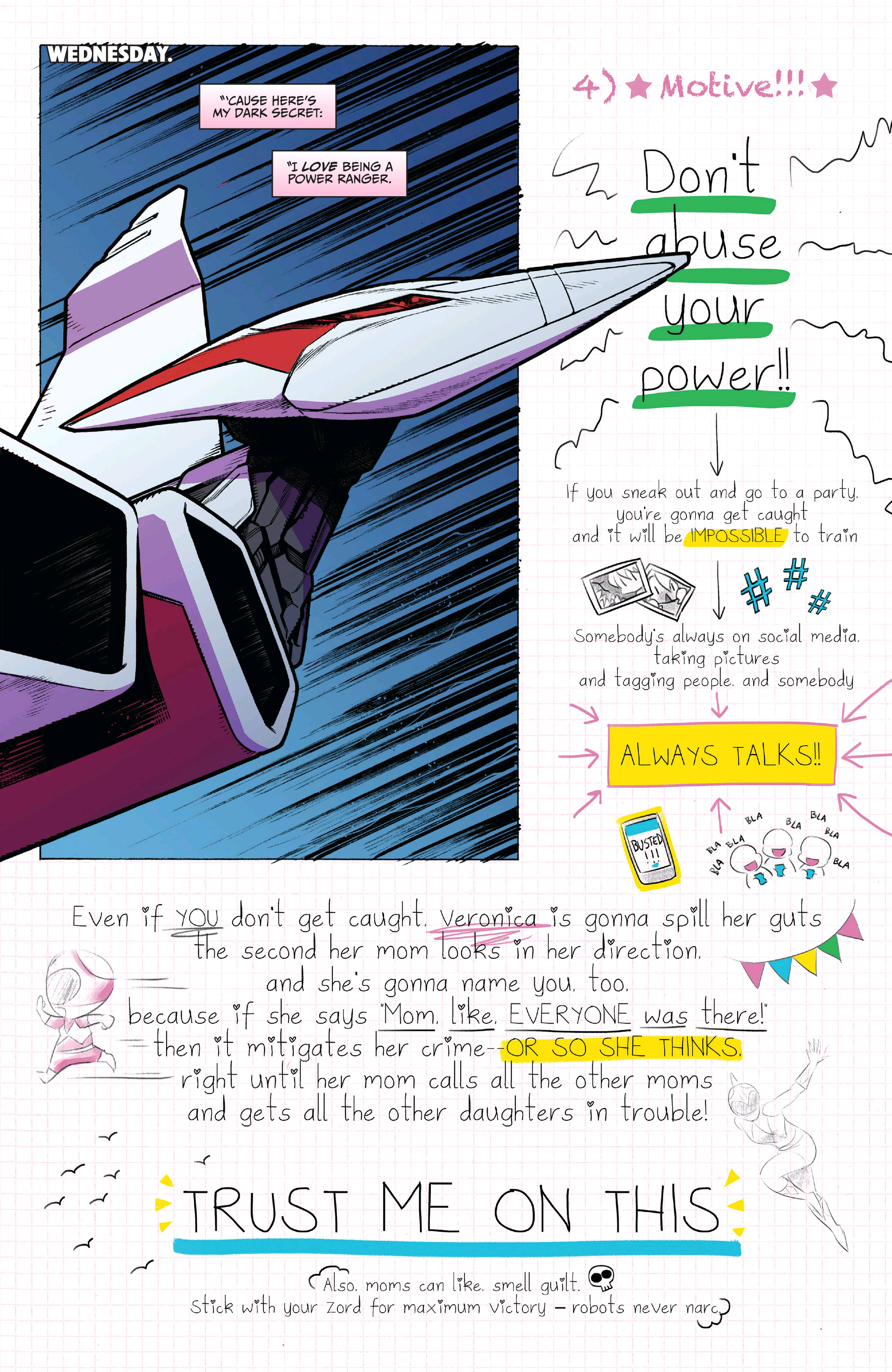 Go Go Power Rangers: Back to School (2018-) issue 1 - Page 27