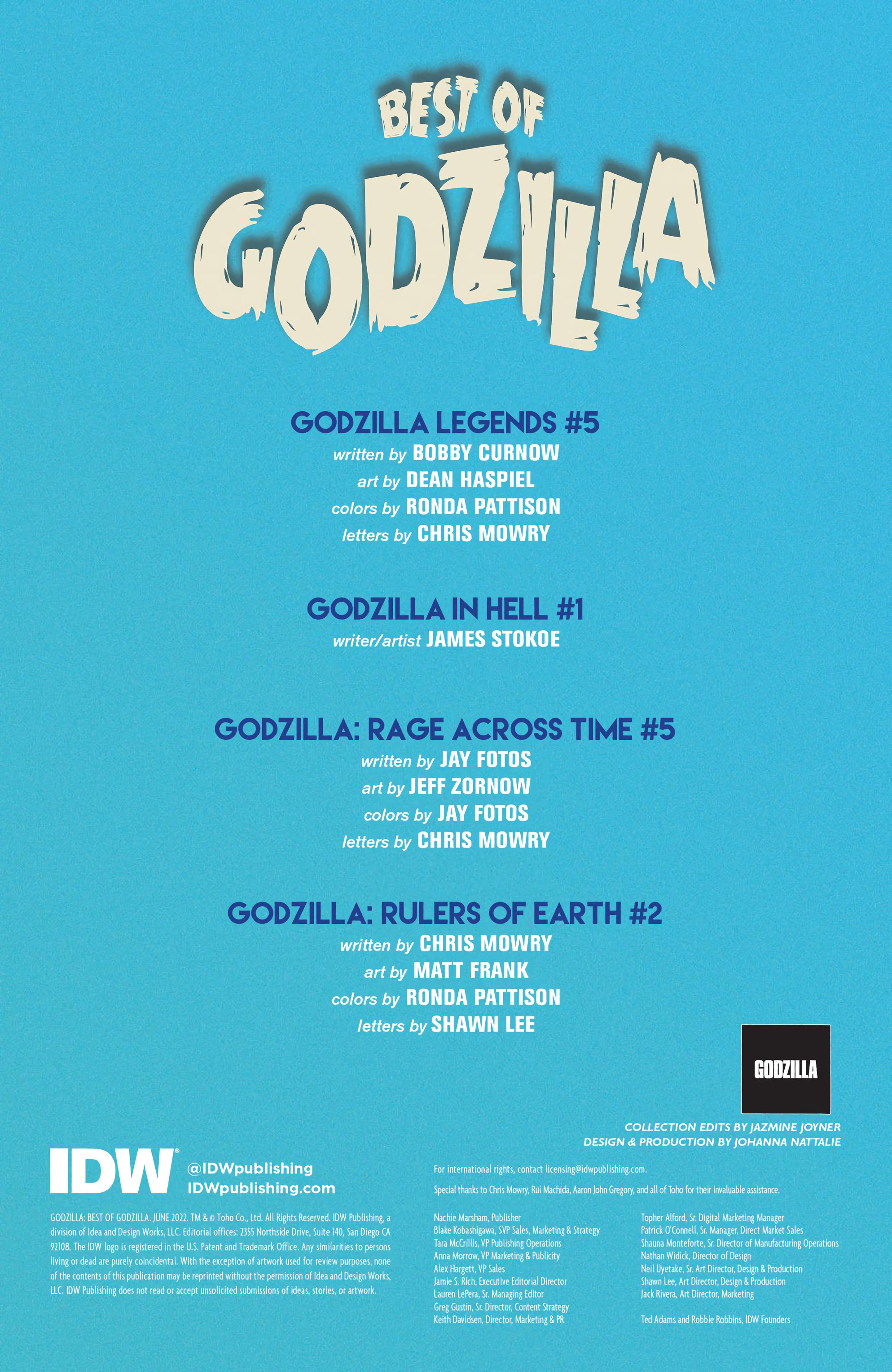 Godzilla: Best of Godzilla (2022) issue 1 - Page 2