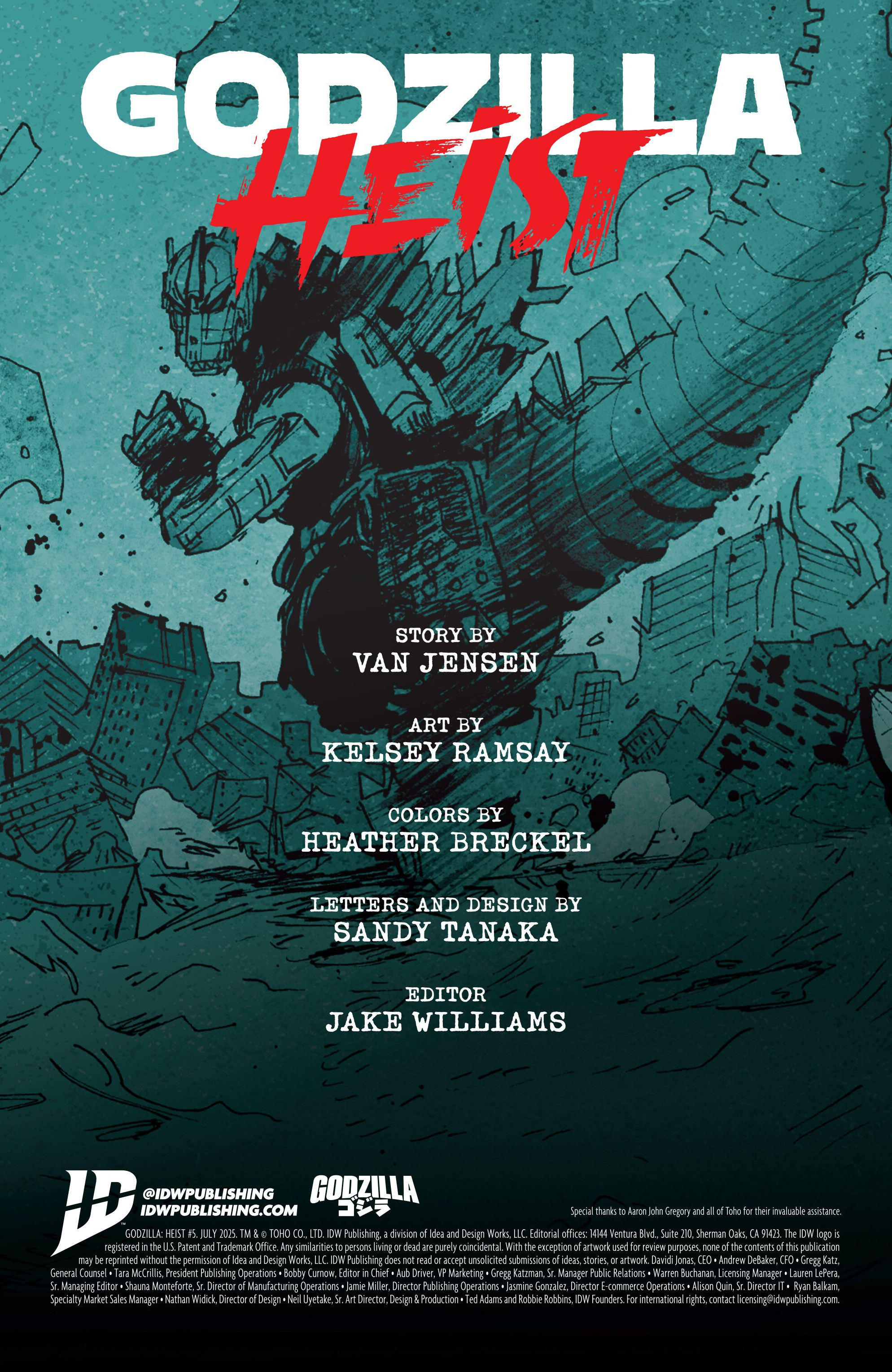 Godzilla: Heist (2025-): Chapter 5 - Page 2