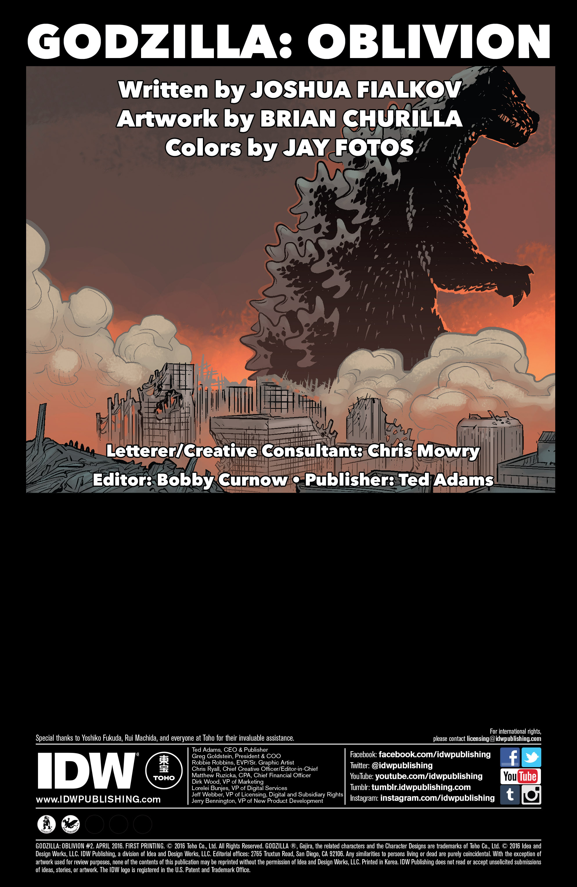 Godzilla Oblivion (2016): Chapter 2 - Page 2