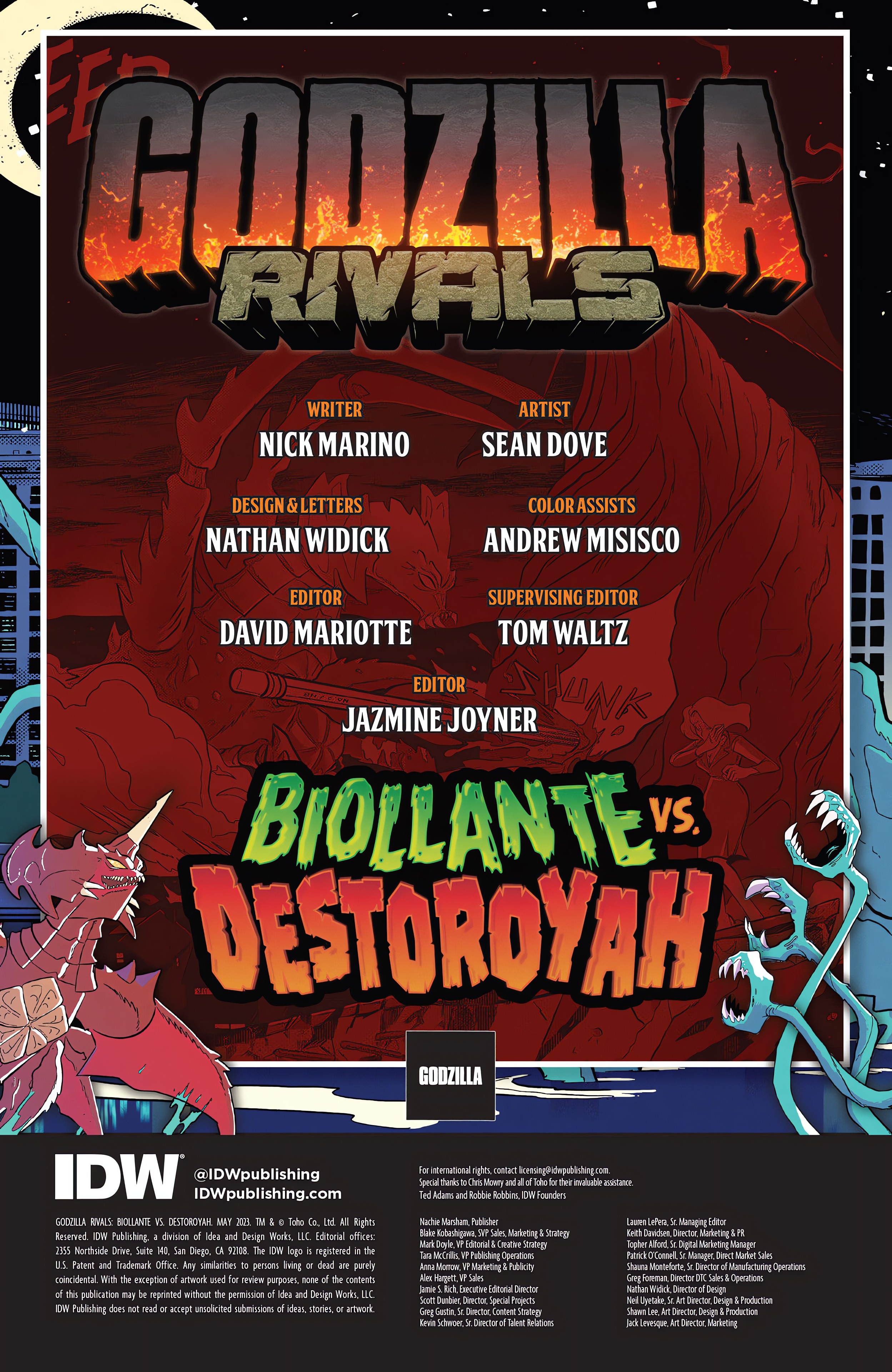 Godzilla Rivals: Biollante Vs. Destoroyah (2023-) issue 1 - Page 2