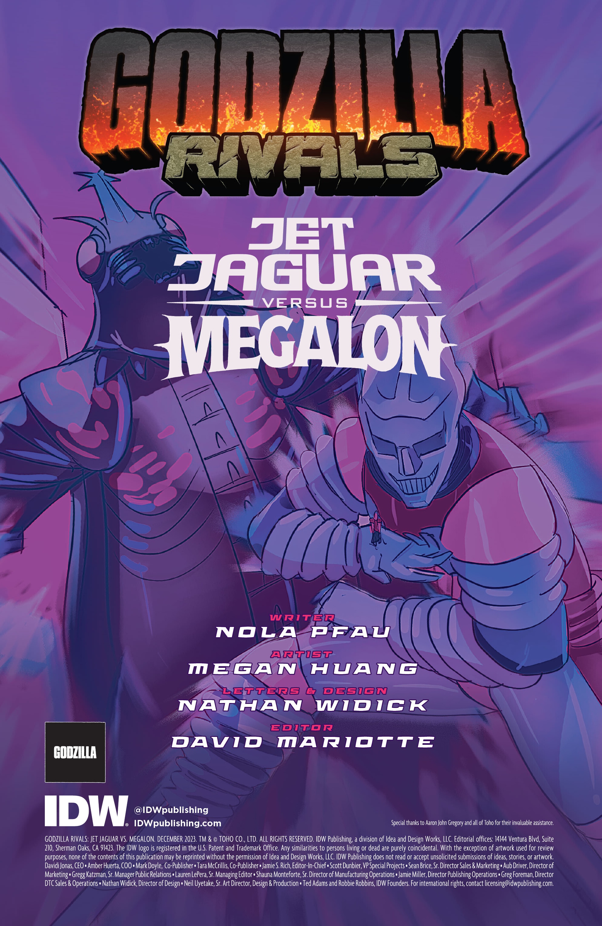 Godzilla Rivals: Jet Jaguar Vs. Megalon (2023-) issue 1 - Page 2