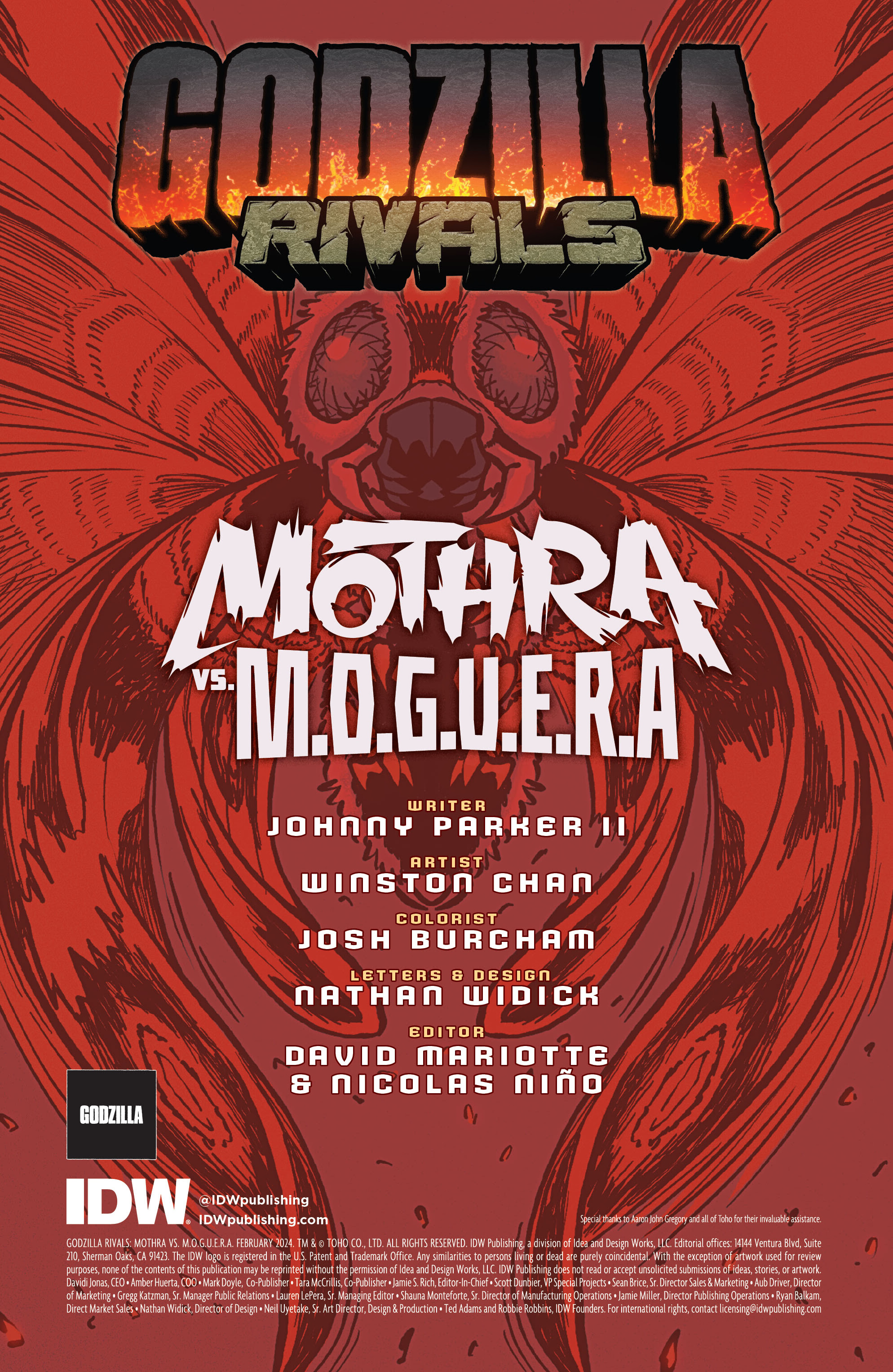Godzilla Rivals: Mothra vs. Moguera (2024-): Chapter 1 - Page 2