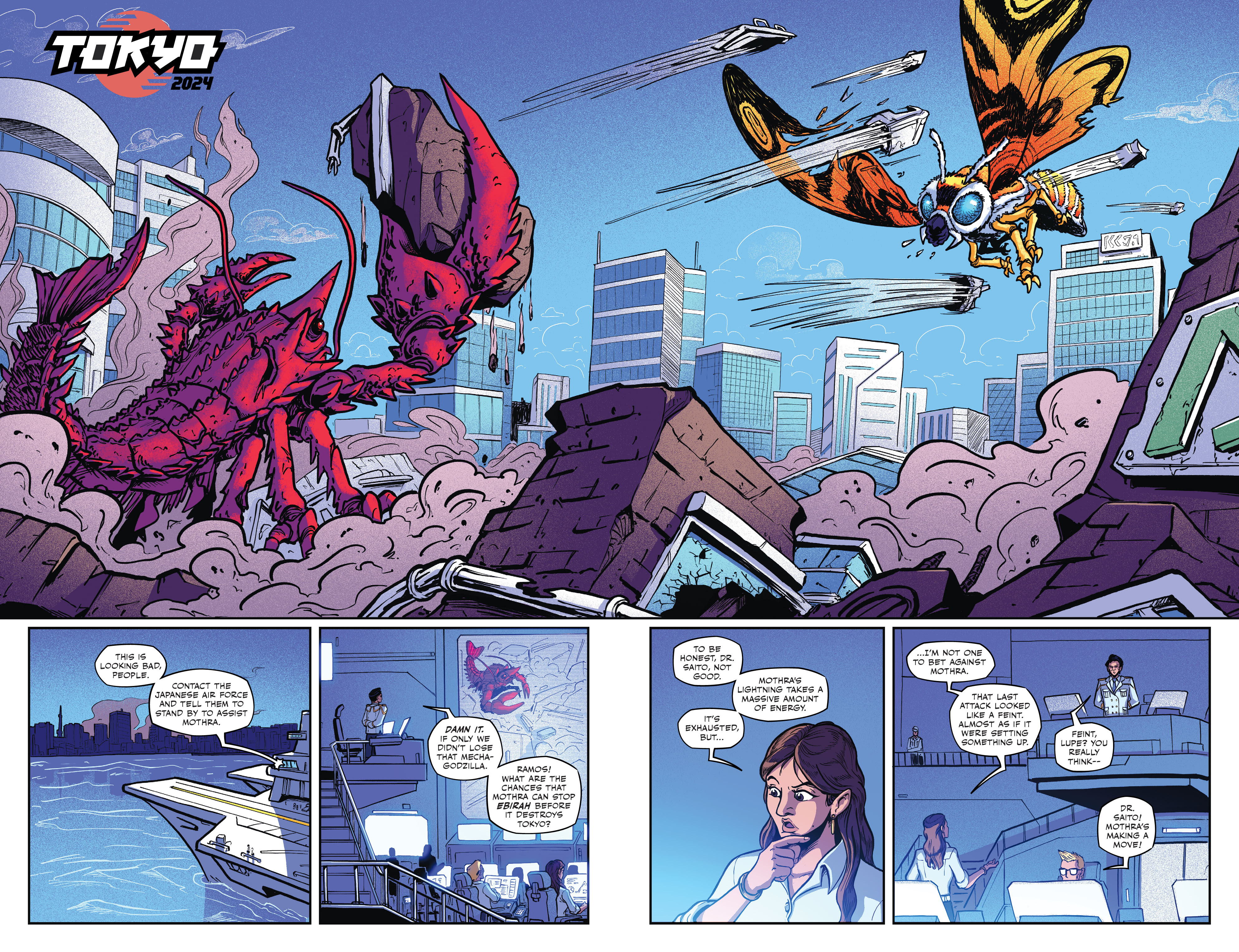 Godzilla Rivals: Mothra vs. Moguera (2024-) issue 1 - Page 4