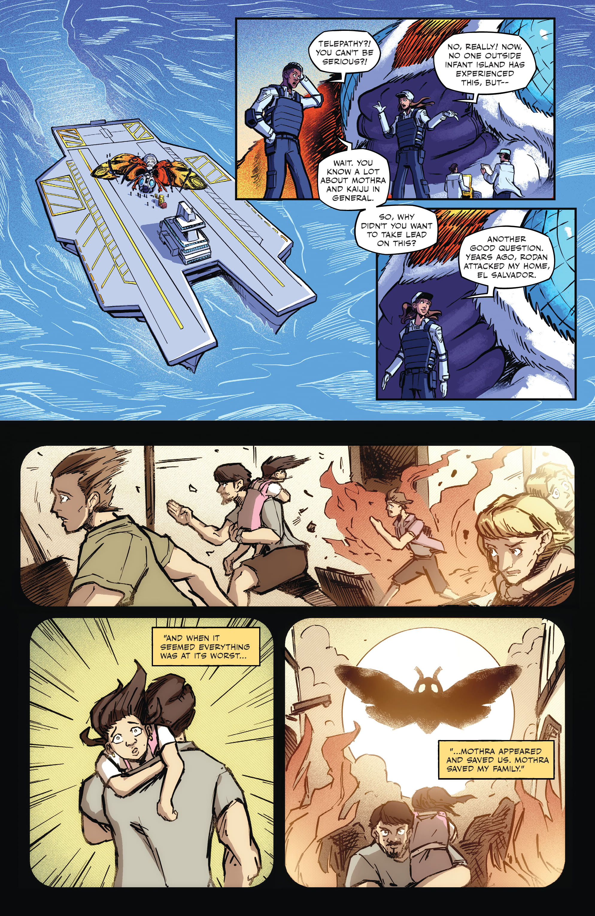 Godzilla Rivals: Mothra vs. Moguera (2024-) issue 1 - Page 15