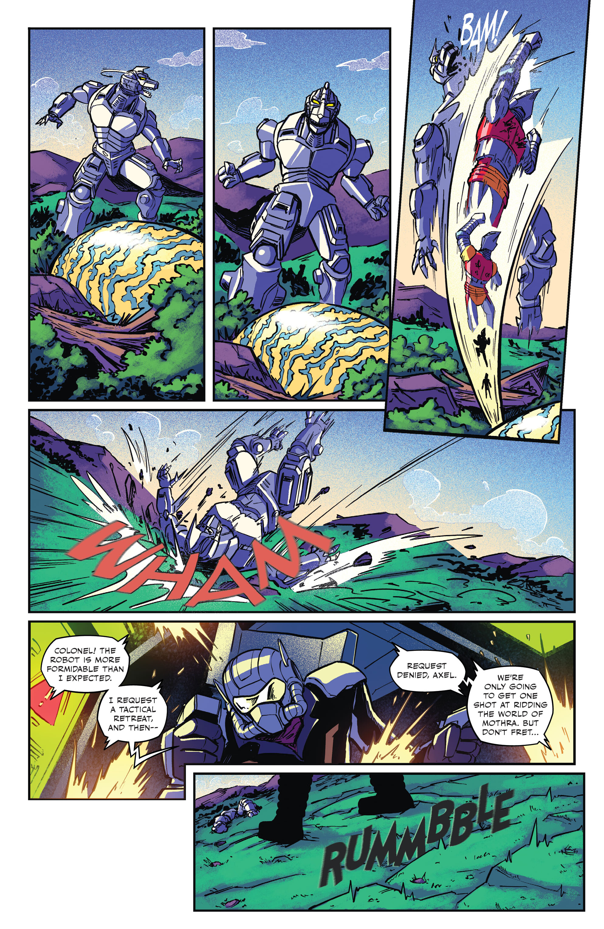 Godzilla Rivals: Mothra vs. Moguera (2024-) issue 1 - Page 22