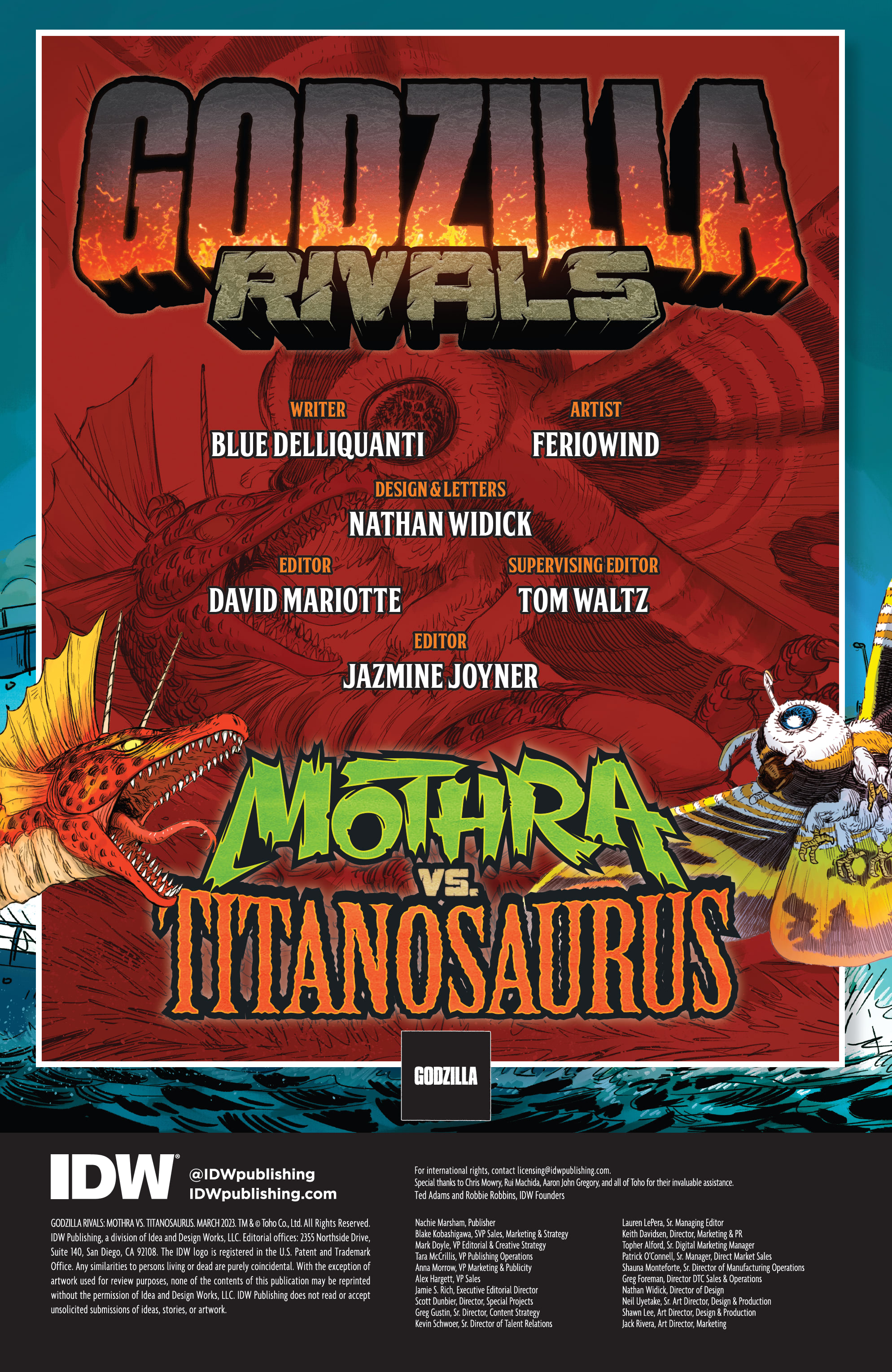 Godzilla Rivals: Mothra vs. Titanosaurus (2023-): Chapter 1 - Page 2