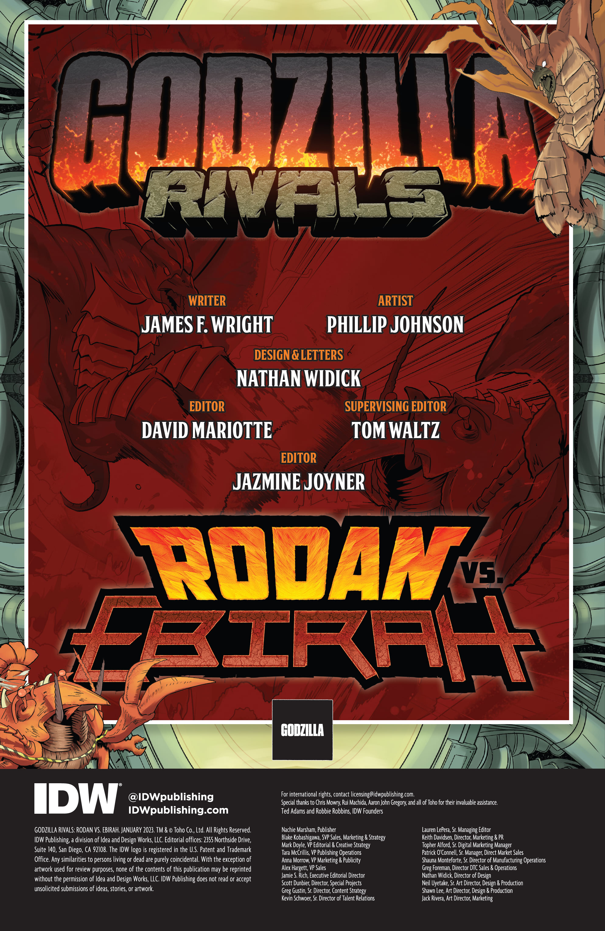 Godzilla Rivals: Rodan vs. Ebirah (2023-): Chapter 1 - Page 2