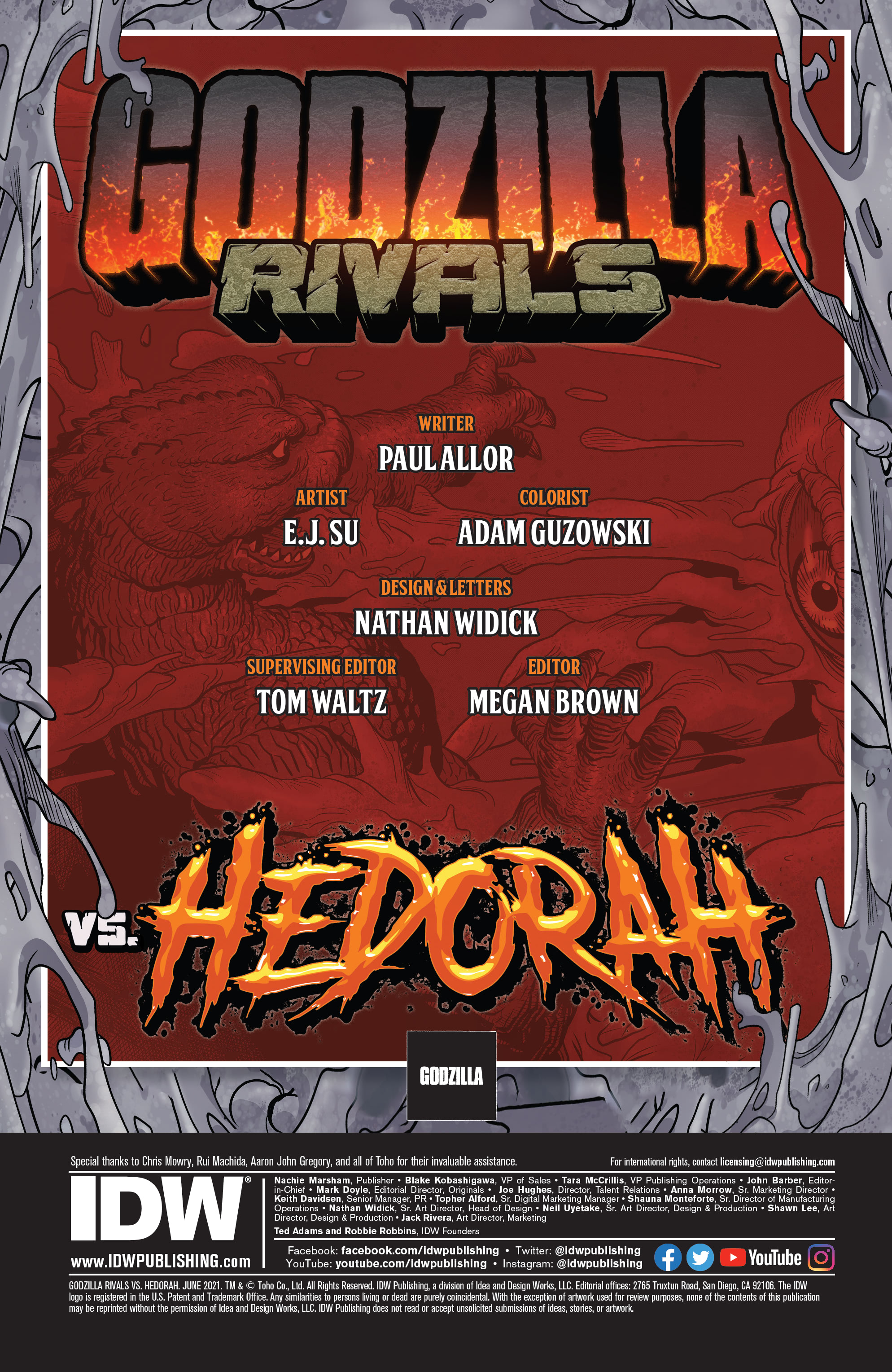 Godzilla Rivals Vs. Hedorah (2021-): Chapter 1 - Page 2