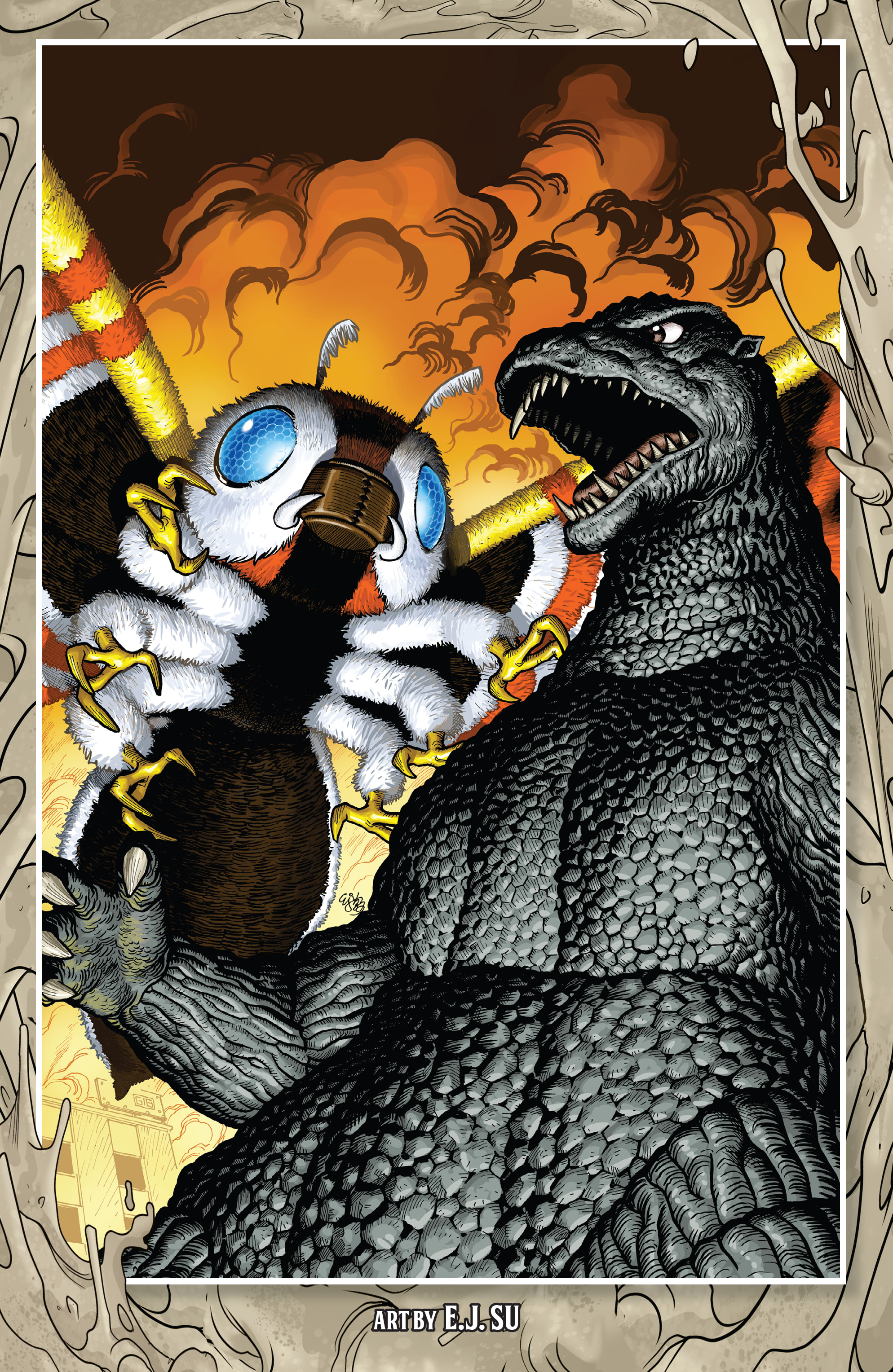 Godzilla Rivals: Vs. Mothra (2021) issue 1 - Page 44